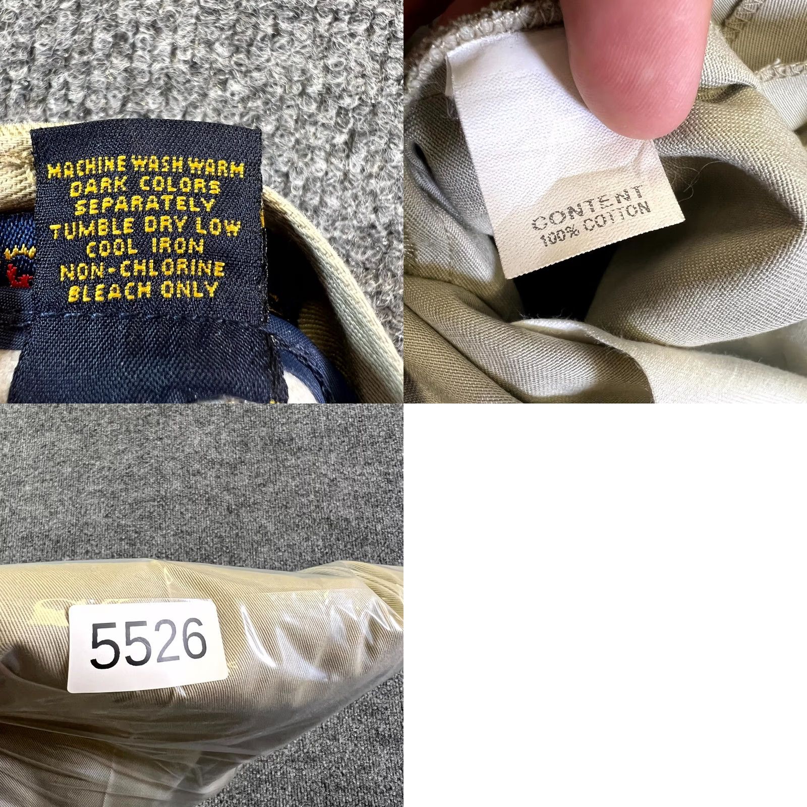 Tommy Hilfiger Tommy Hilfiger Pants Mens 36x34 Chino Khaki 100% Cotton Straight Business Casual Size US 36 / EU 52 - 8 Thumbnail