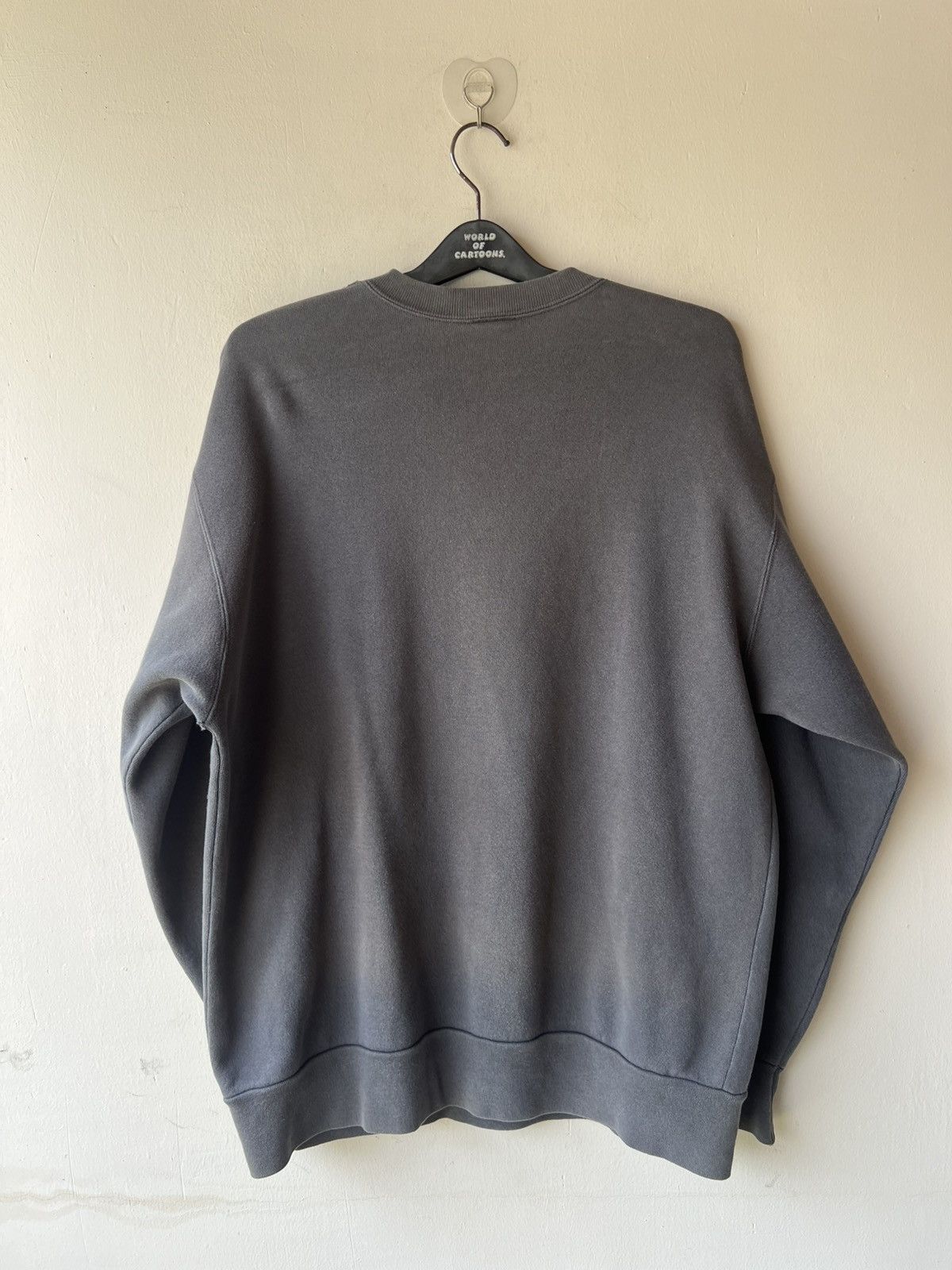 Stussy Vintage 90s Stussy Made in Usa Sun Faded Grey Sweatshirt Size US M / EU 48-50 / 2 - 3 Thumbnail