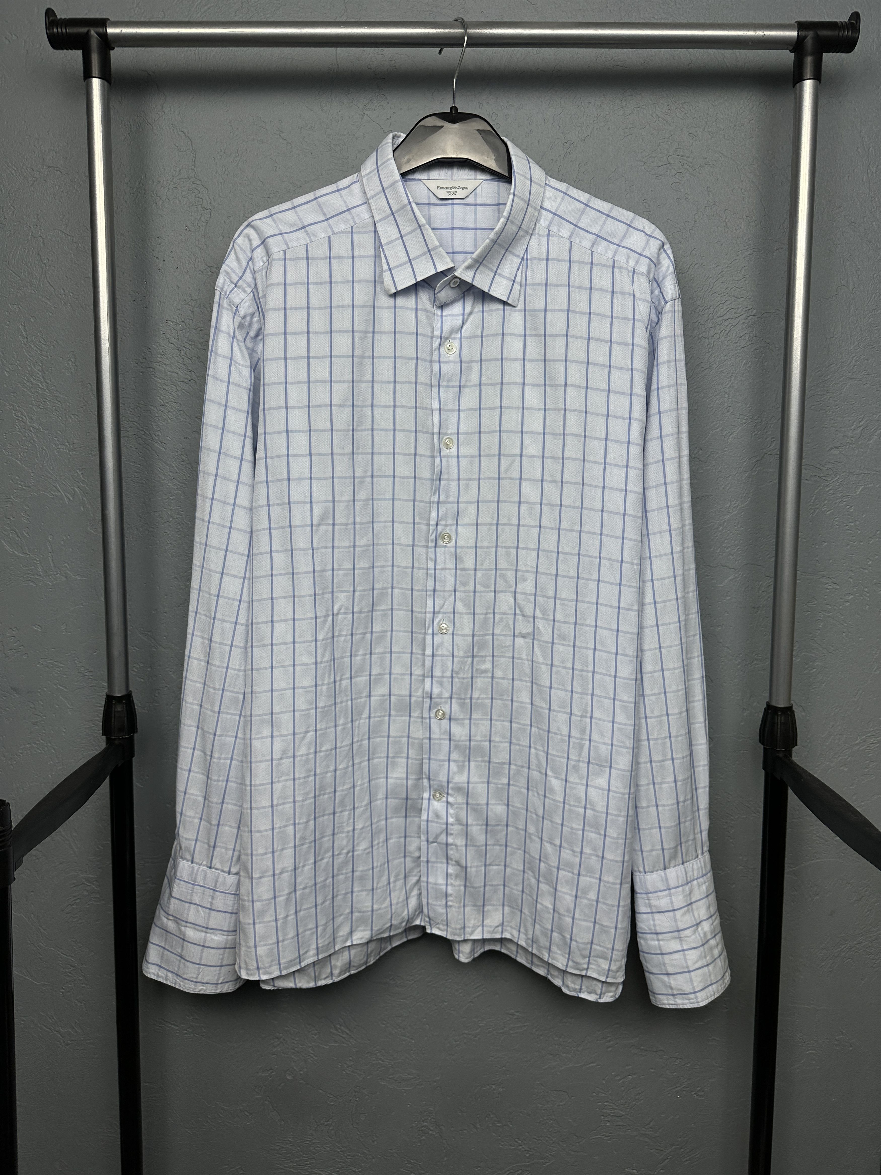 Ermenegildo Zegna Ermenegildo Zegna Couture Mens Long Sleeve Shirt Size US XXL / EU 58 / 5 - 1 Thumbnail