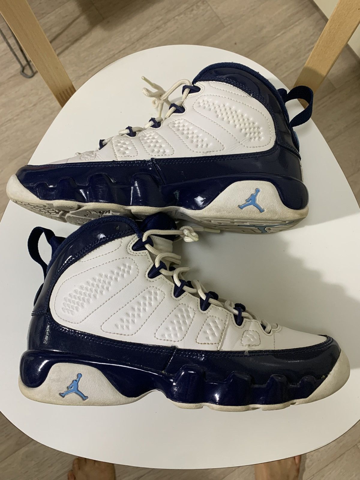 Nike Nike Air Jordan 9 Retro Pearl Blue Size 6Y Size US 6 / EU 39 - 2 Thumbnail