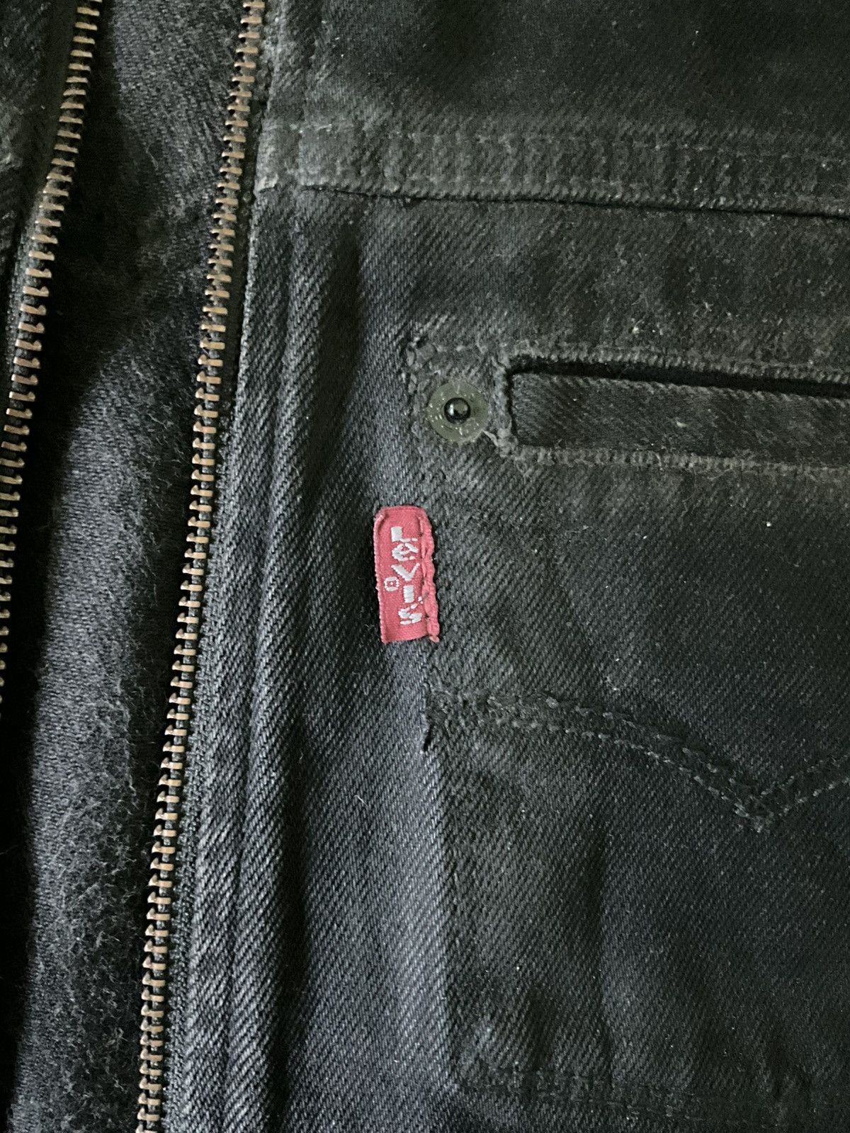 Levi's × Vintage Levi’s black denim vintage jacket Size US S / EU 44-46 / 1 - 3 Thumbnail