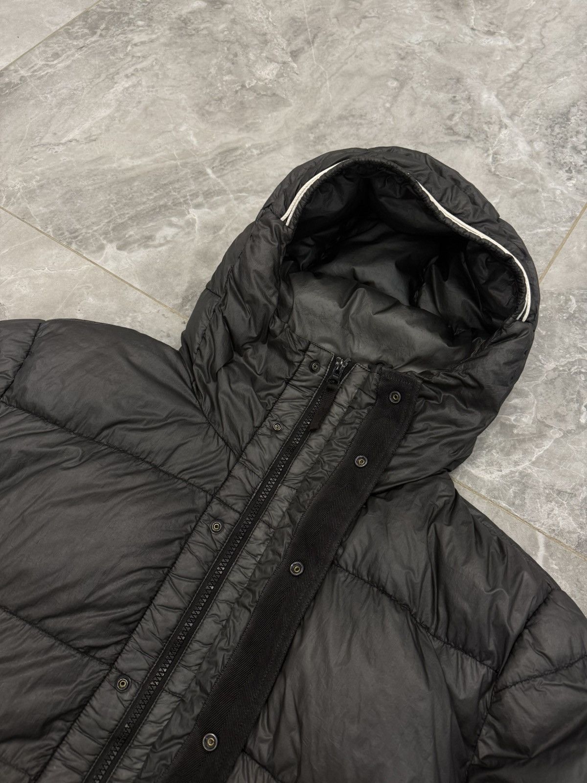 Stone Island Vintage Stone Island Garment Dyed Down Jacket 90s Casual Size US XL / EU 56 / 4 - 7 Thumbnail
