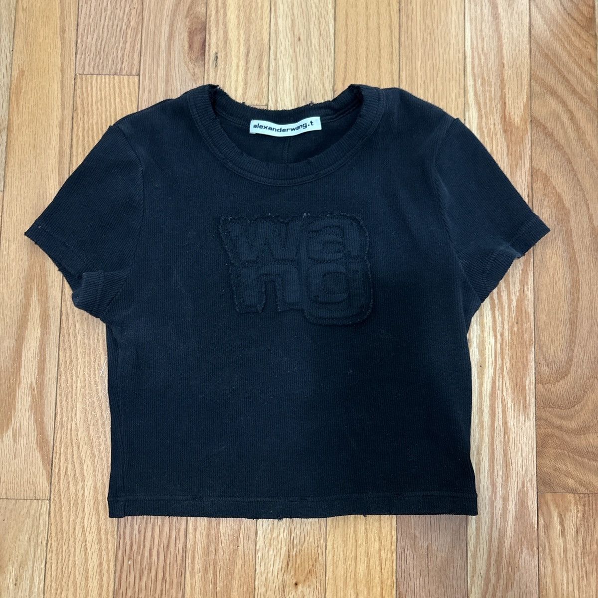 Alexander Wang alexander wang distressed baby tee Size XS / US 0-2 / IT 36-38 - 1 Thumbnail