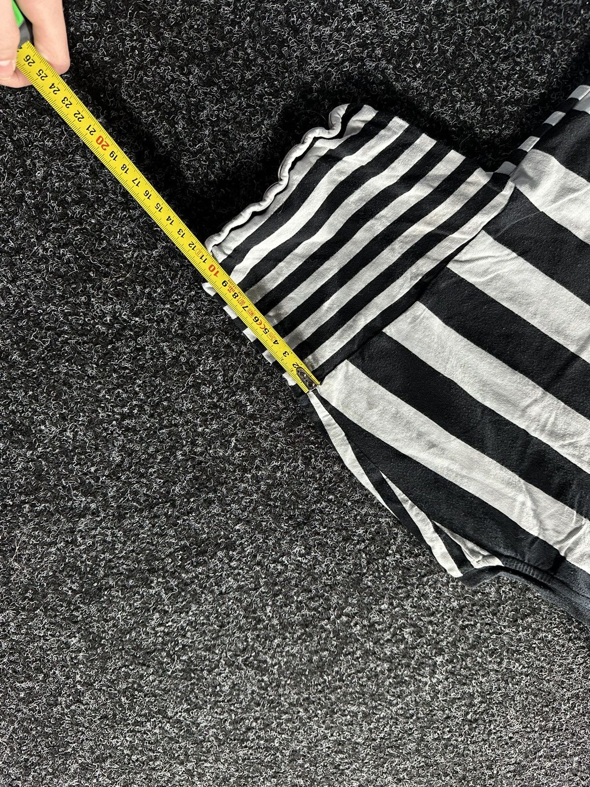 Carhartt × Vintage 🚨CARHARTT STRIPED LOGO B&W TEE TRUE RAP WORKWEAR Y2K Size US XS / EU 42 / 0 - 13 Thumbnail