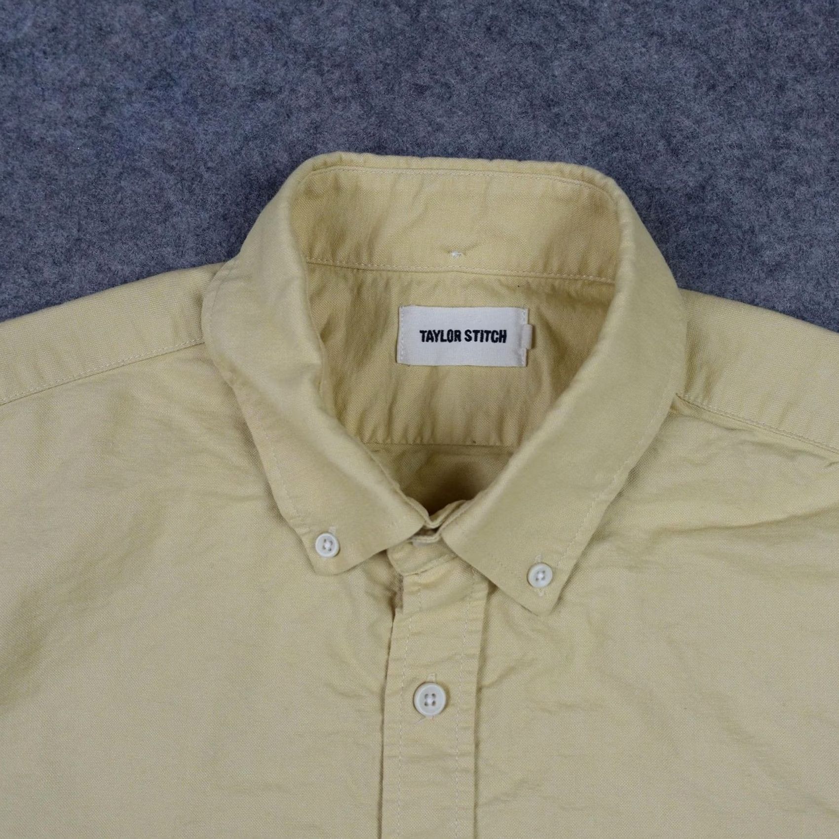 Taylor Stitch Taylor Stitch Shirt Mens 42 Yellow Button-Down Long Sleeve Organic Cotton VTG Size US XL / EU 56 / 4 - 2 Thumbnail