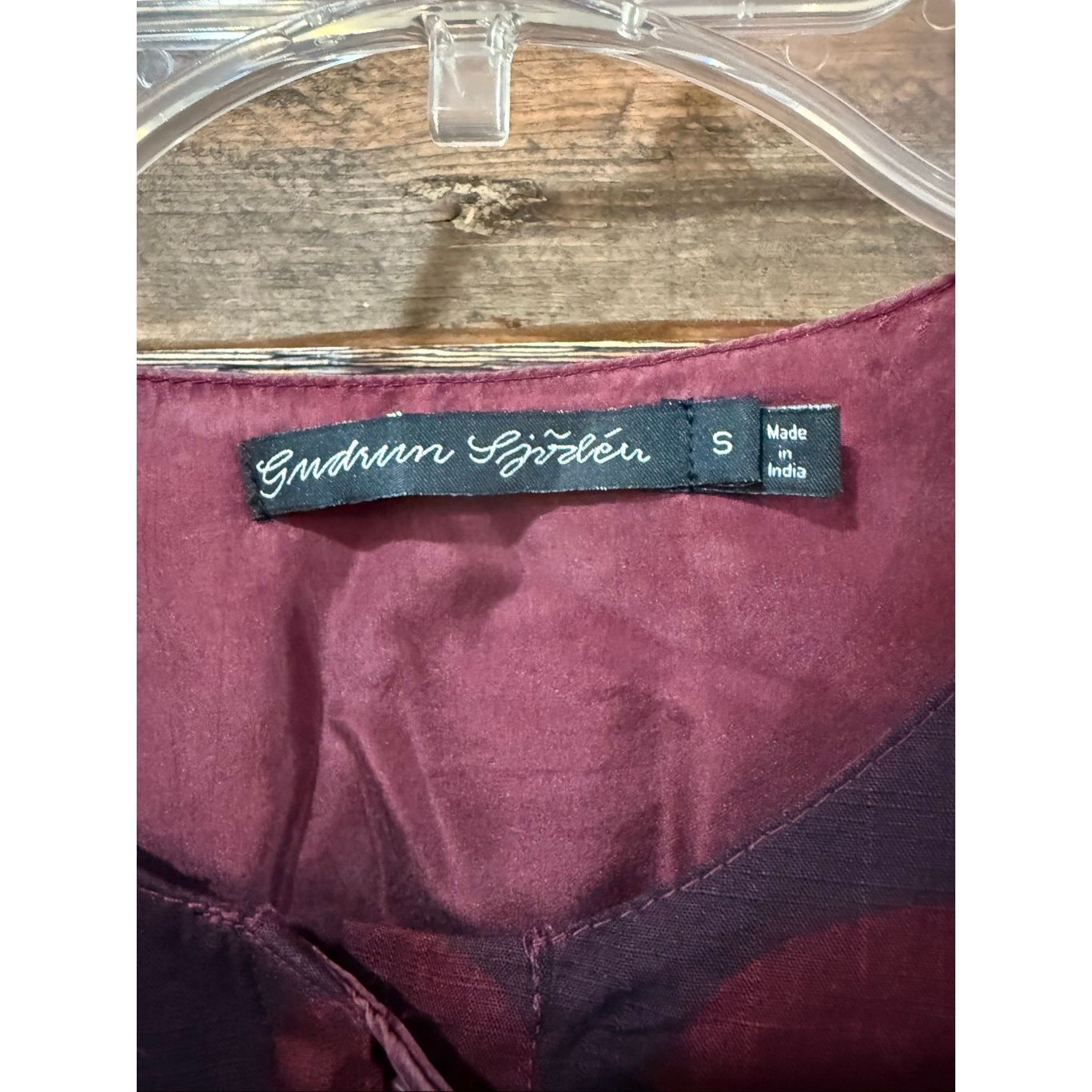 Guru Gudrun Sjoden button front blouse top lagenlook boho size Sm Size S / US 4 / IT 40 - 3 Thumbnail