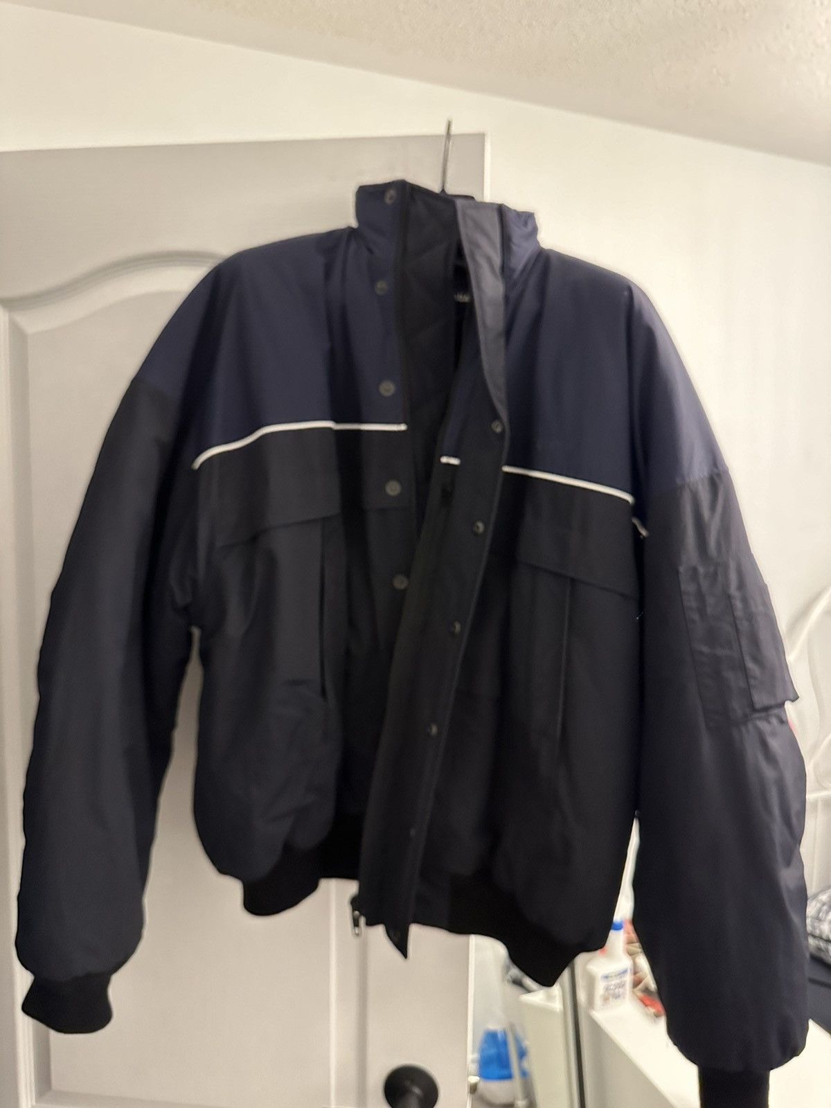 image of Balenciaga Ski Bomber in Black, Men's (Size Small)