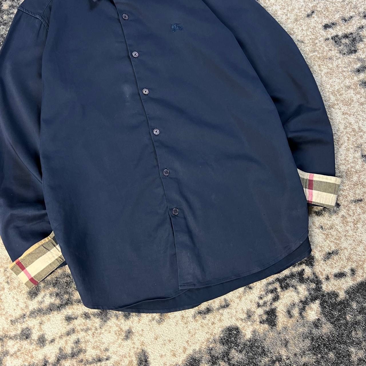 Burberry Burberry Nova Check Mini Logo Luxury Button Up Shirt Size US M / EU 48-50 / 2 - 3 Thumbnail