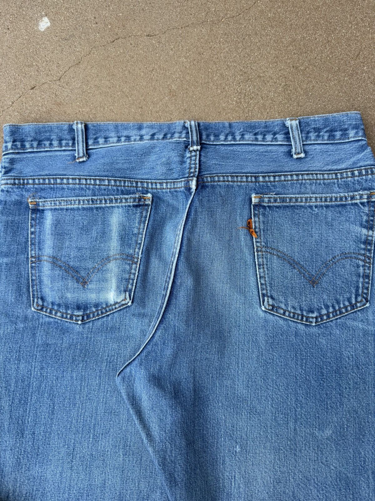 Levi's Vtg 70’s Levi’s 646 Orange Tab Bellbottom Flare Jeans 38x27 Size US 38 / EU 54 - 7 Thumbnail