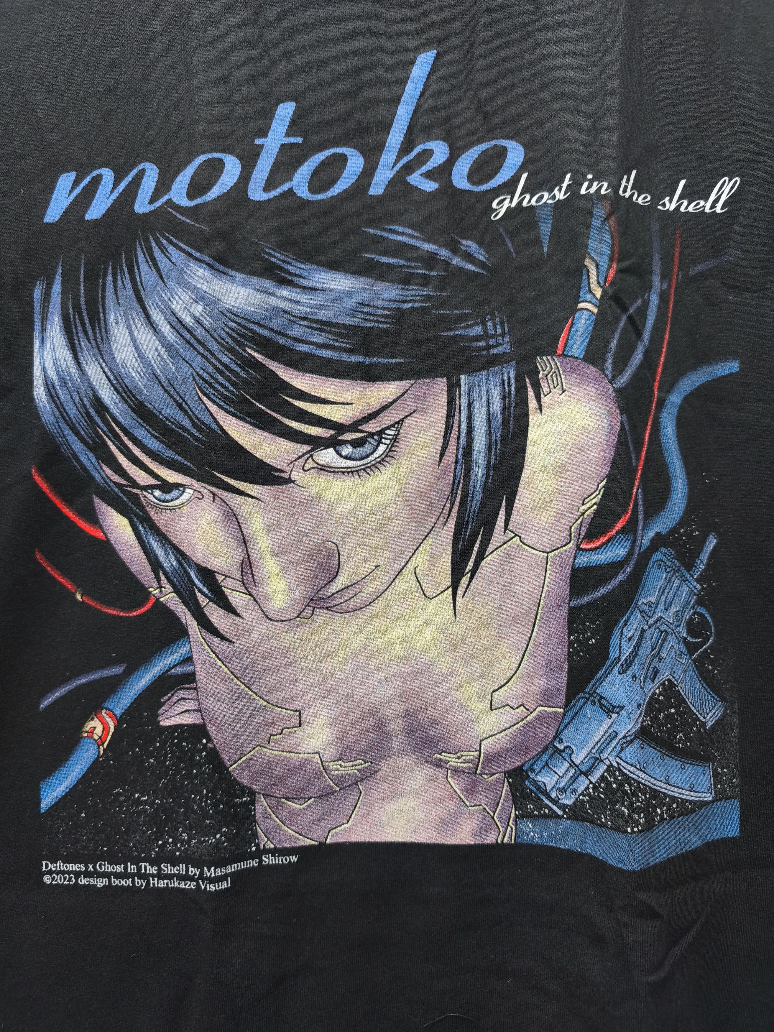 Anime Ghost In The Shell Around The Cyborg T-shirt Size US XL / EU 56 / 4 - 2 Thumbnail