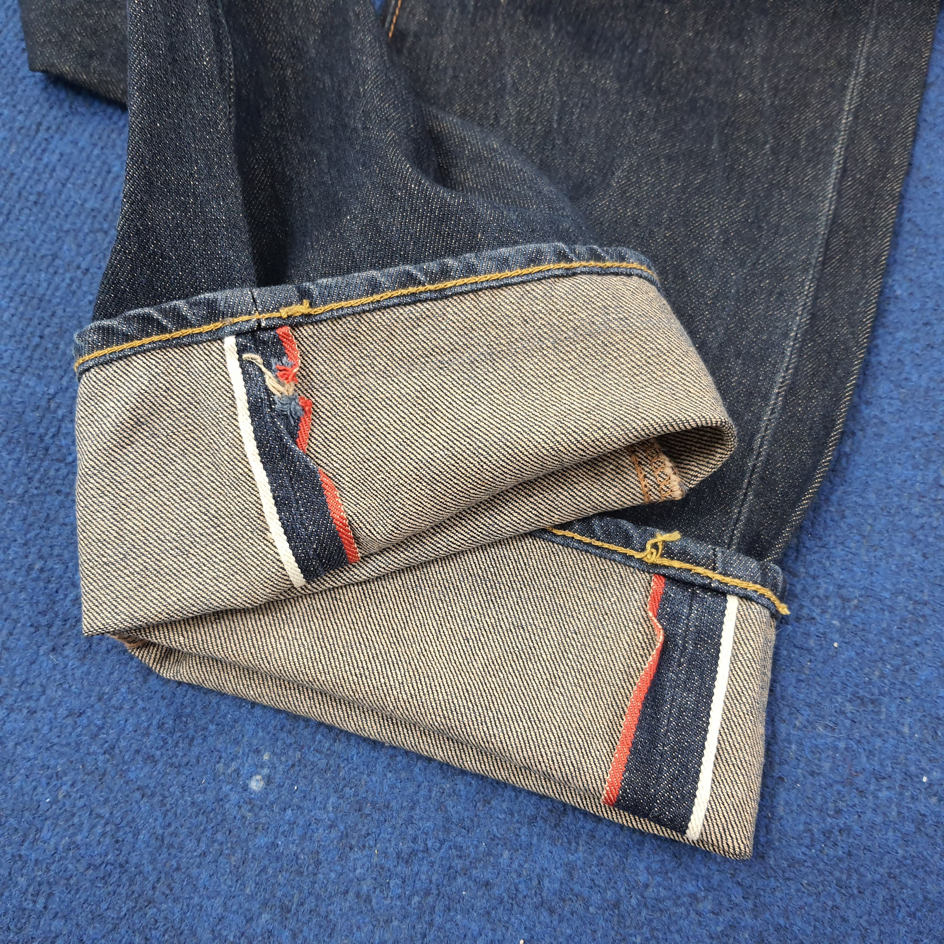 Japanese Brand Vintage Evisu Selvedge Japan Custom Daicock Jeans C244N11 Size US 32 / EU 48 - 13 Thumbnail