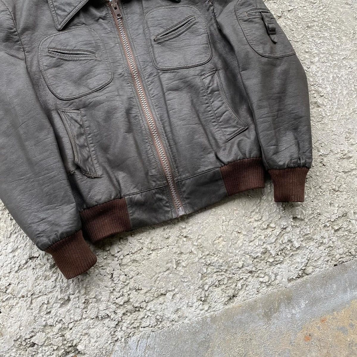 Japanese Brand × Leather Vintage Leather Jacket Size US M / EU 48-50 / 2 - 3 Thumbnail