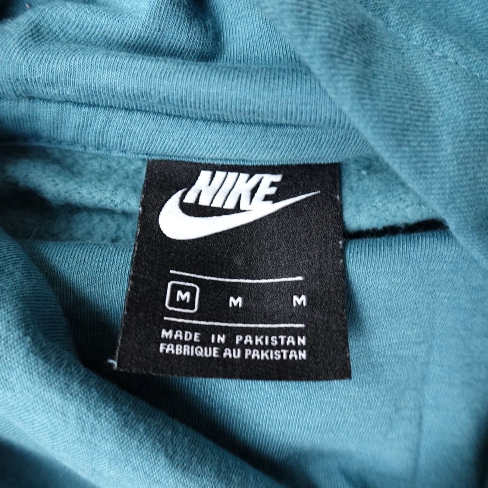 Nike Nike Sweater Mens Medium Blue Green Swoosh Outdoor Sweatshirt Hoodie Size US M / EU 48-50 / 2 - 4 Thumbnail