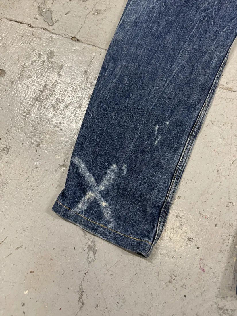 Designer × Dolce & Gabbana × Vintage 2000s Dolce & Gabbana Blue Faded Denim Jeans Size US 38 / EU 54 - 6 Thumbnail