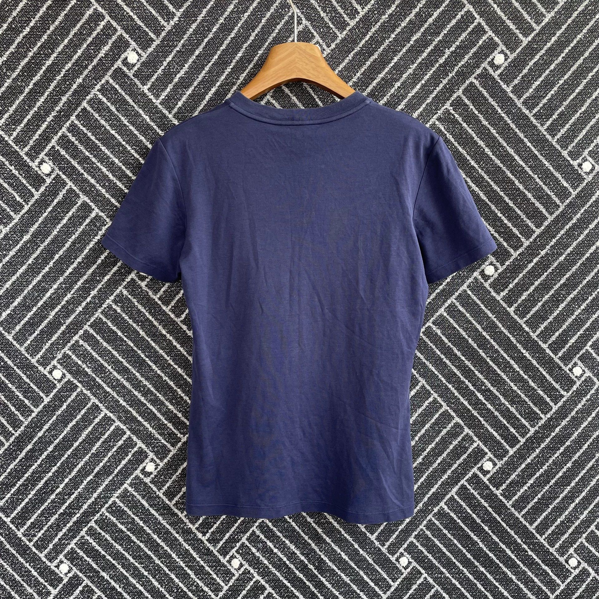 Louis Vuitton LV 98 new blue round logo short sleeve tee women's M Size M / US 6-8 / IT 42-44 - 2 Thumbnail