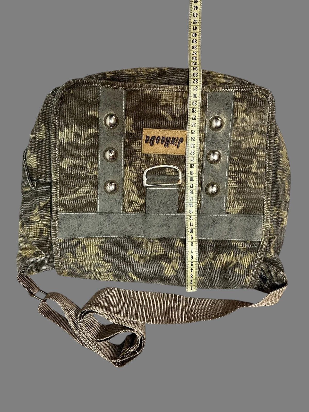 GOA Vintage Green Camo JinHaoDa Messenger Shoulder Bag Size ONE SIZE - 12 Thumbnail