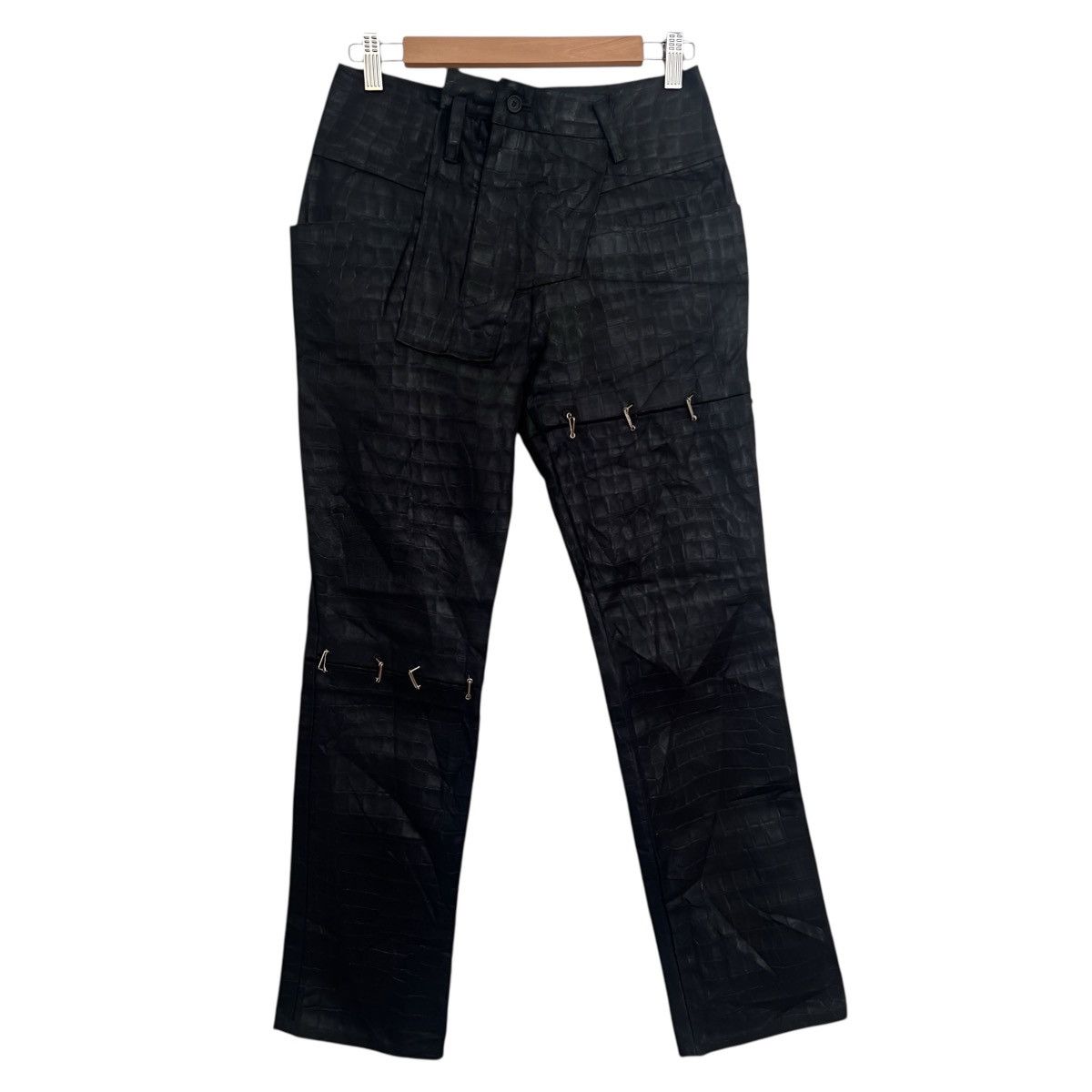 Japanese Brand Heretic goes round leather hardware pants Size US 30 / EU 46 - 1 Thumbnail