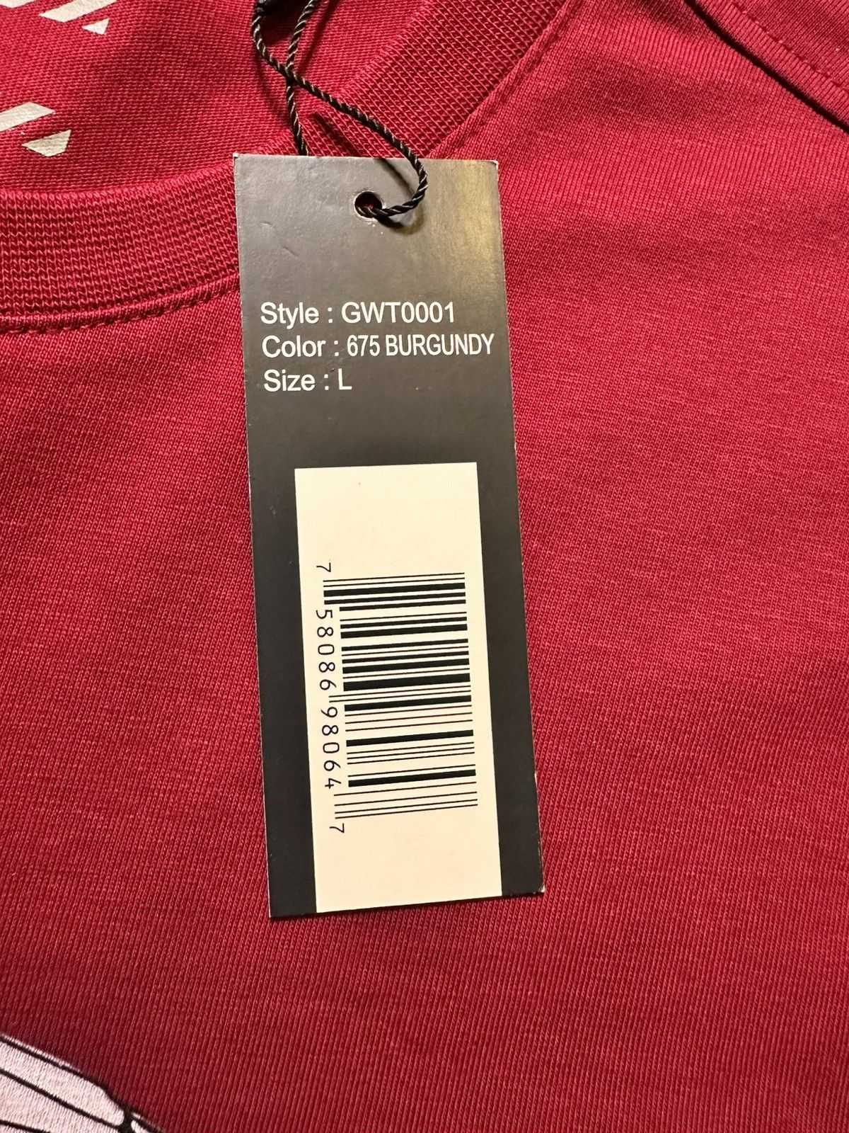 Other G-West Skeleton Streetwear T-Shirt ‘Burgundy’ Size US L / EU 52-54 / 3 - 5 Thumbnail