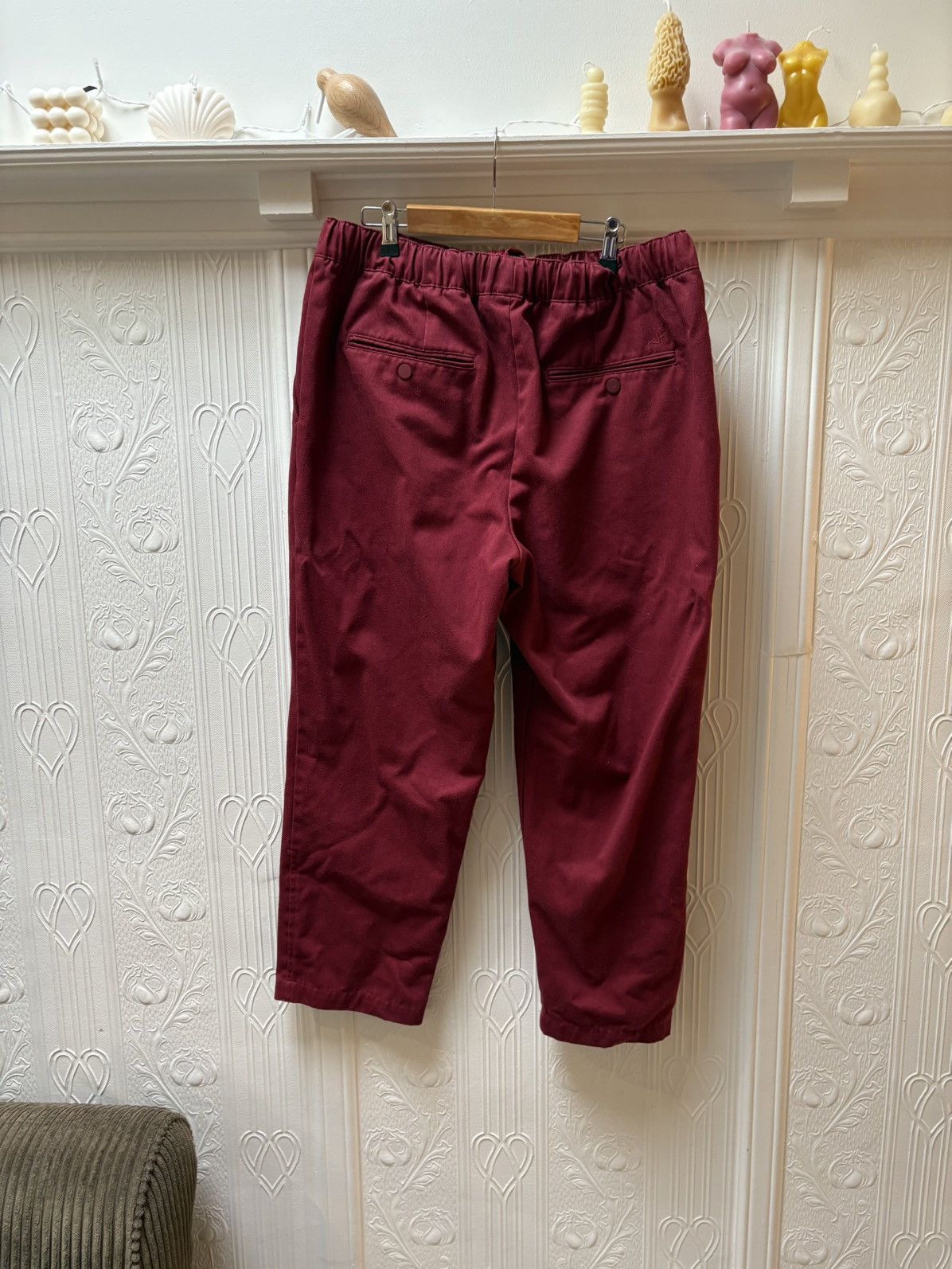 Adidas ADIDAS ORIGINALS X JONAH HILL CHINO PANT "NOBLE MAROON" Size US 34 / EU 50 - 6 Thumbnail