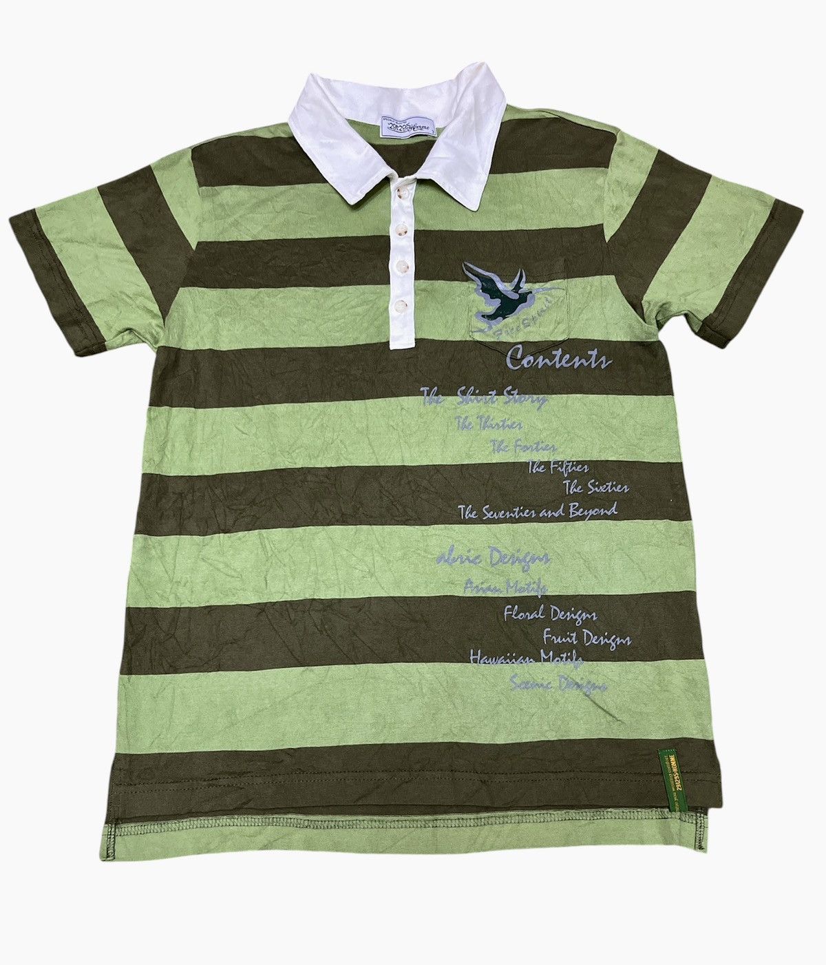 291295=Homme 291295-Homme Printed Polo Shirt Size US M / EU 48-50 / 2 - 1 Thumbnail