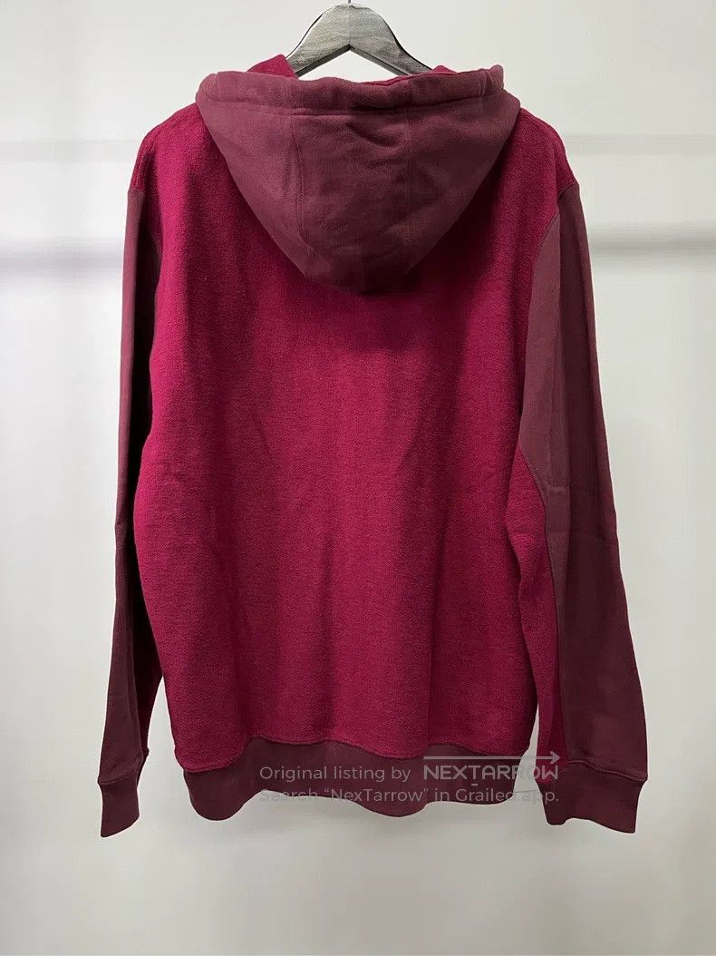 Loewe Loewe Wine red hem embroidered zip-up hoodie Size US S / EU 44-46 / 1 - 2 Thumbnail