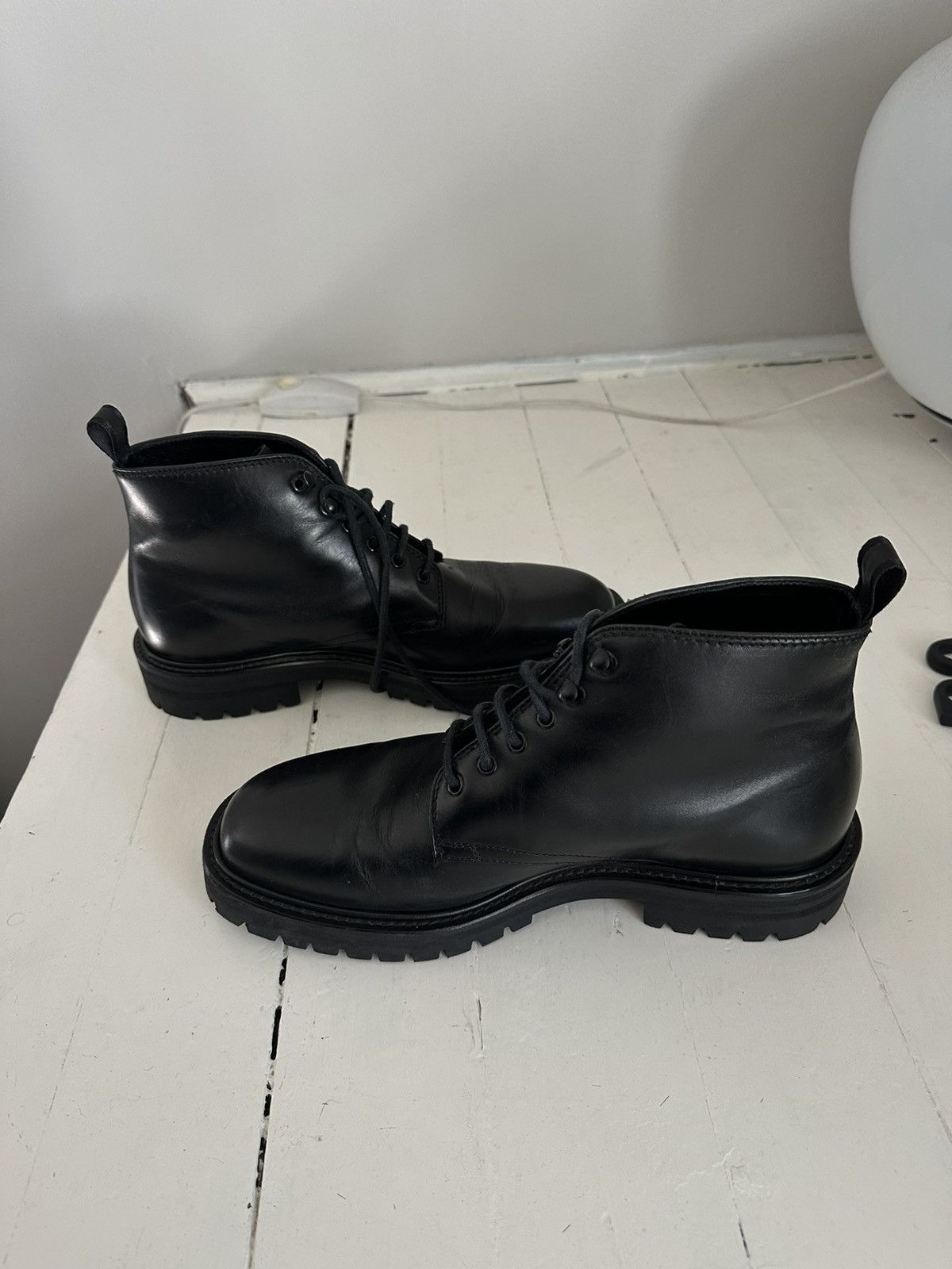 Officine Generale Black leather boots Size US 8 / EU 41 - 8 Thumbnail