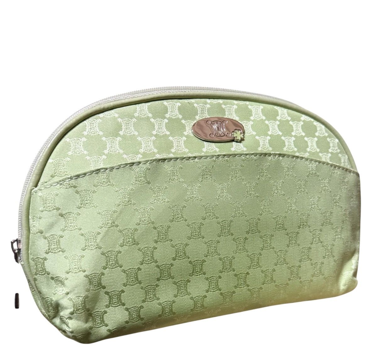Celine Celine Macadam Vanity Pouch Wallet Light Green Vintage Size ONE SIZE - 2 Thumbnail