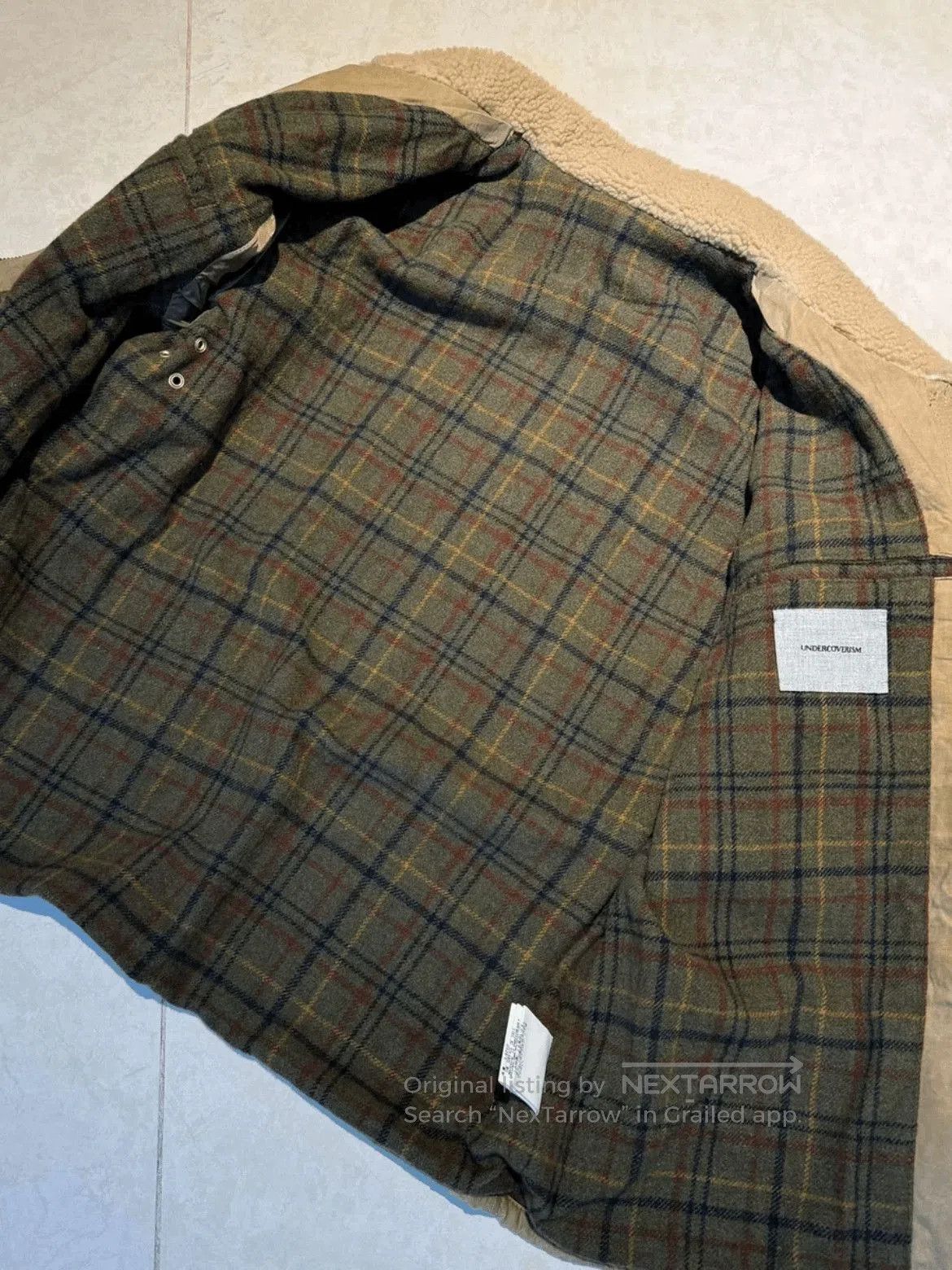 Undercover Sz 3 Undercover Joint Cotton filled Work Jacket. Size US L / EU 52-54 / 3 - 8 Thumbnail