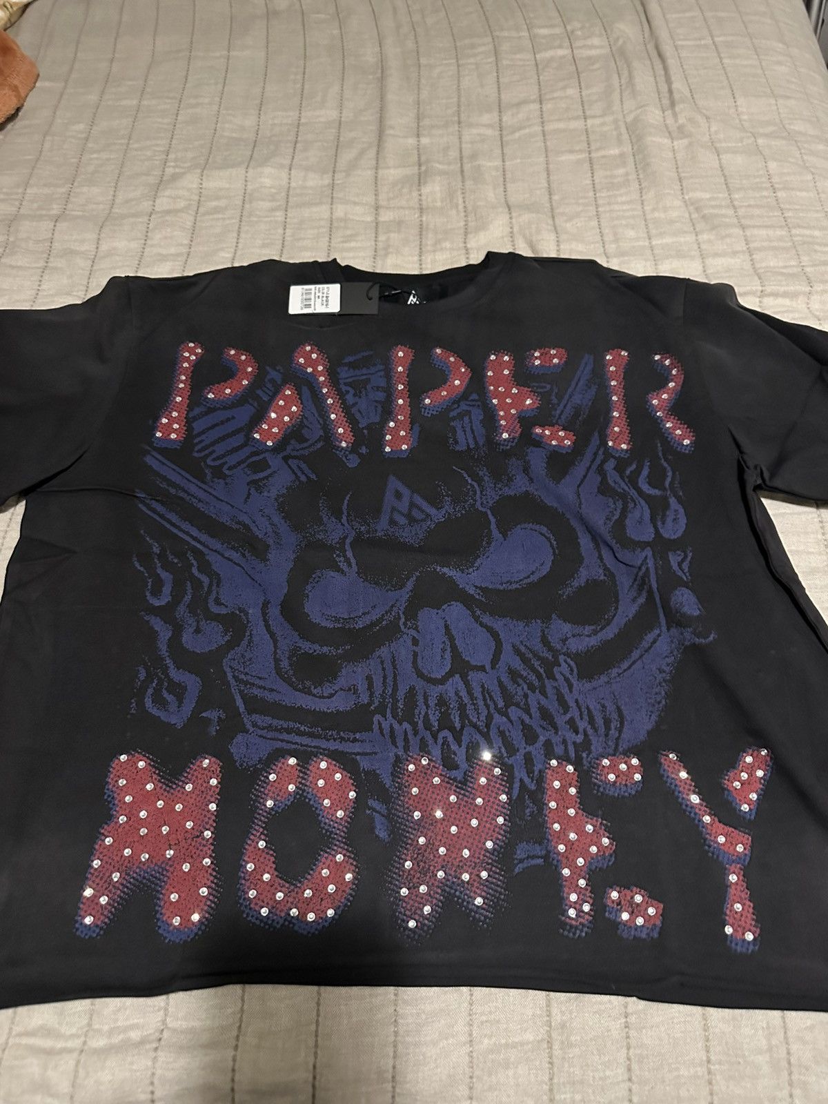 Other Paper Money Rags Rhinestone Tee retails for $130 Size US M / EU 48-50 / 2 - 1 Thumbnail