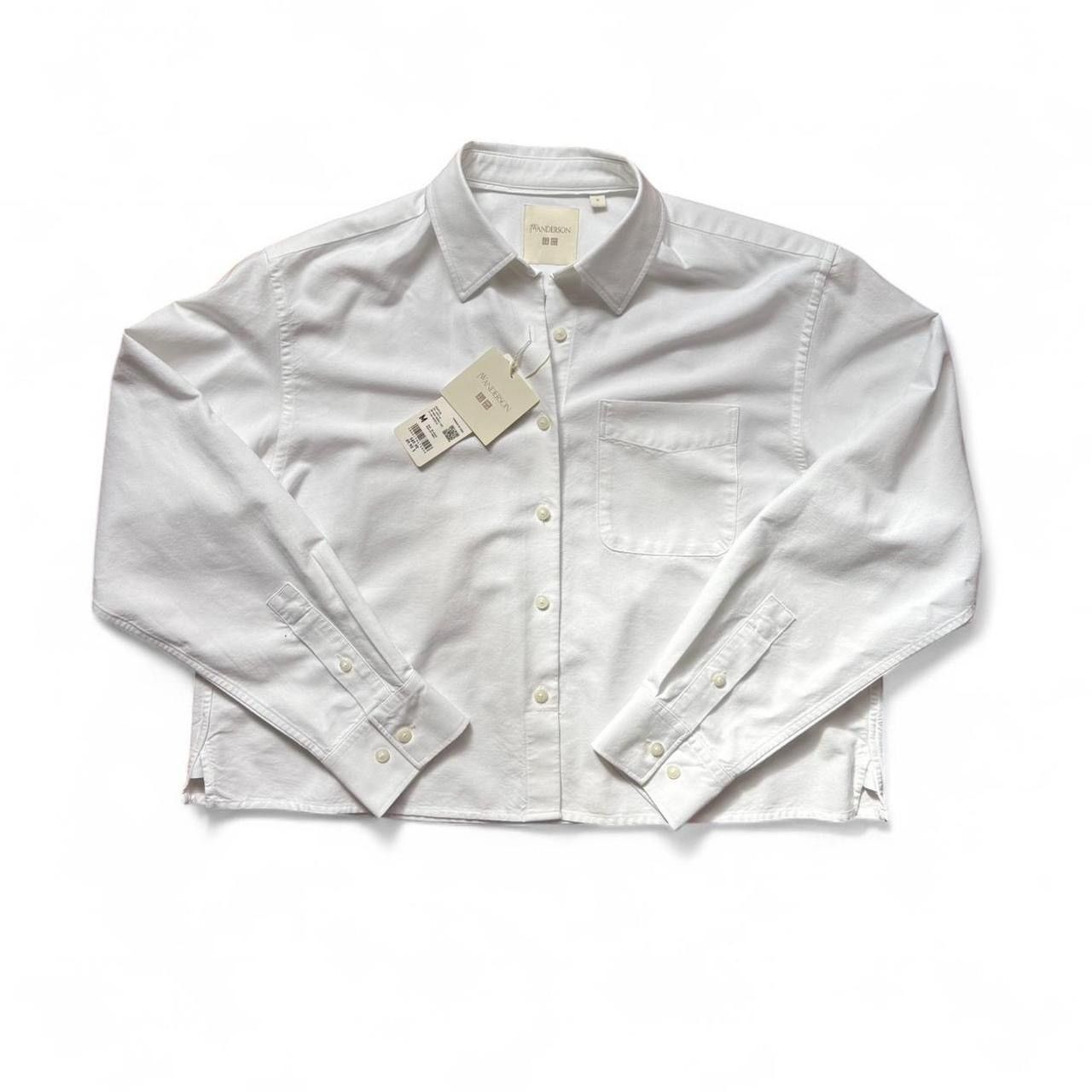 JW Anderson × Uniqlo uniqlo jw anderson boxy cropped button up Size M / US 6-8 / IT 42-44 - 1 Thumbnail