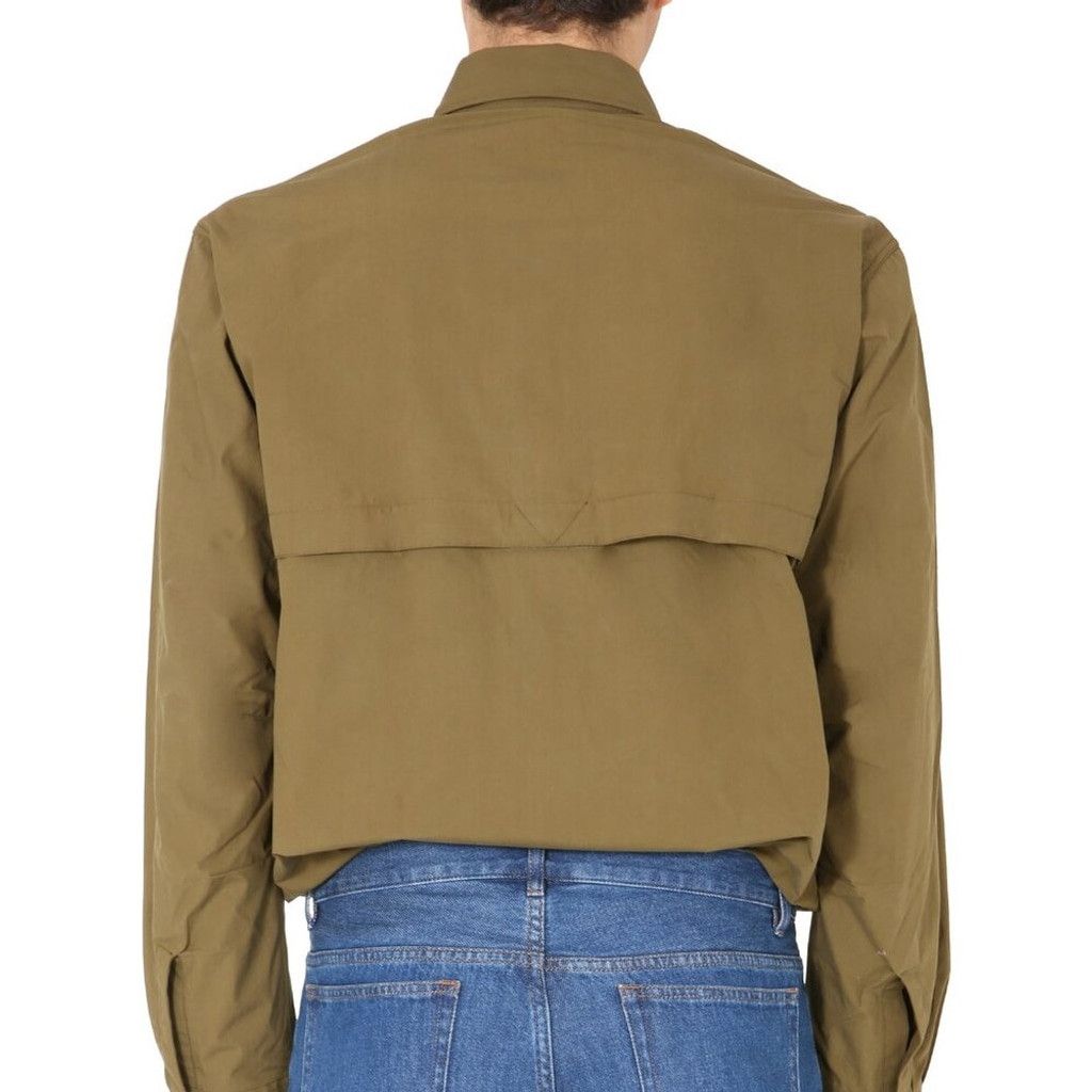 Kenzo KENZO Button Down Cargo Maxi Pocket Green Over Shirt Size M Size US M / EU 48-50 / 2 - 15 Thumbnail