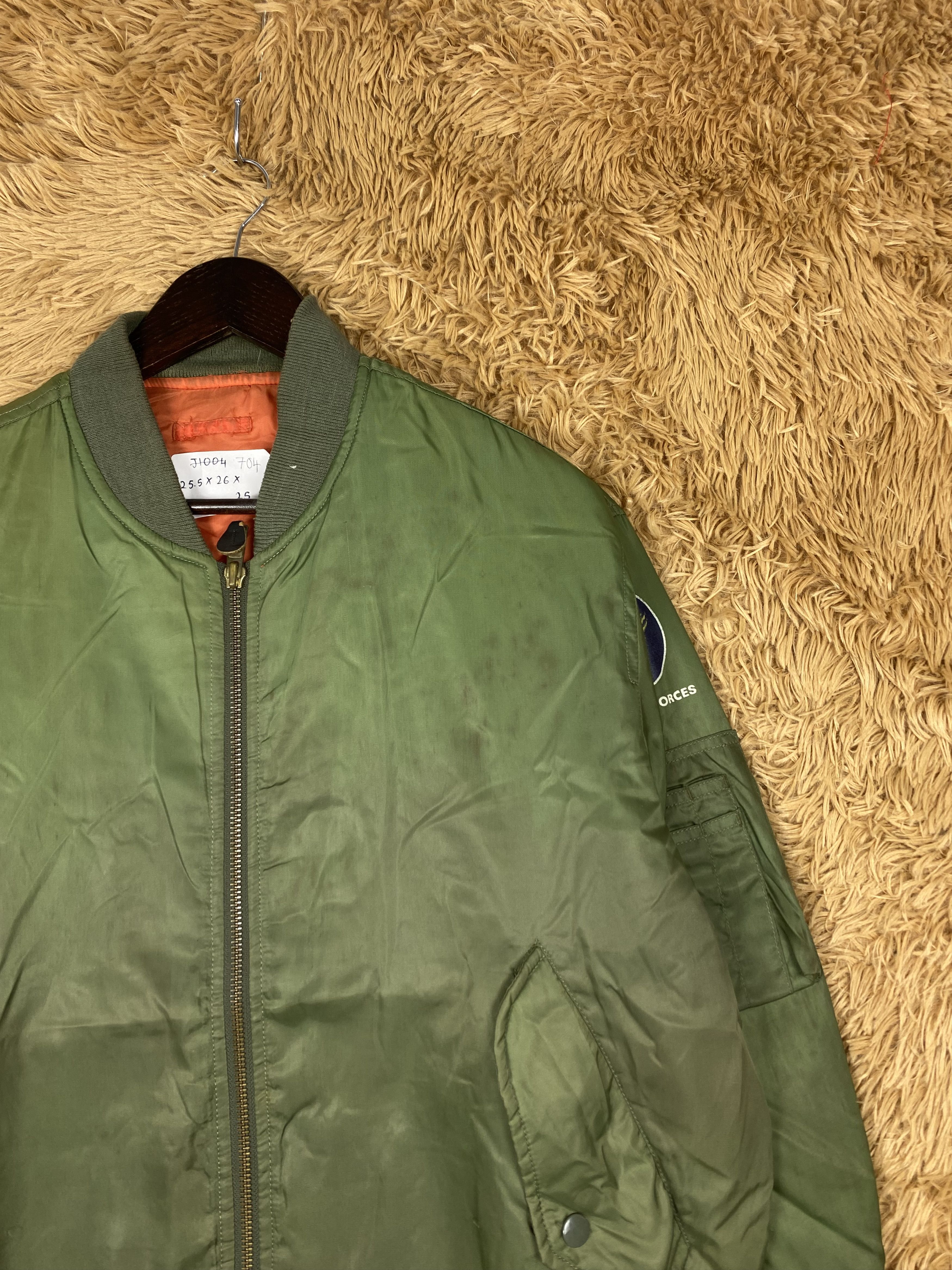 Vintage Vintage Air Force Bombers Jacket DJ0704 Size US L / EU 52-54 / 3 - 3 Thumbnail