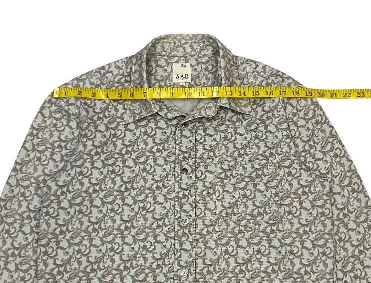 Yohji Yamamoto A.A.R Against All Risks Flowers Long Sleeve Button Ups Shirt Size US L / EU 52-54 / 3 - 18 Thumbnail