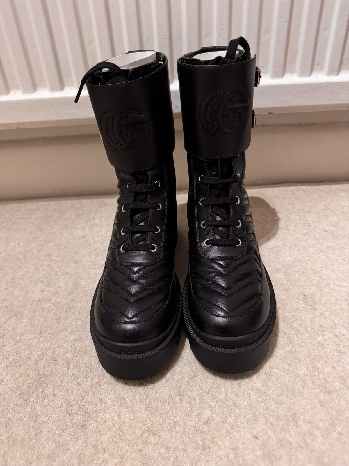 Gucci Gucci Frances GG LOGO EMBROIDERED BOOTS Size US 10 / IT 40 - 2 Thumbnail