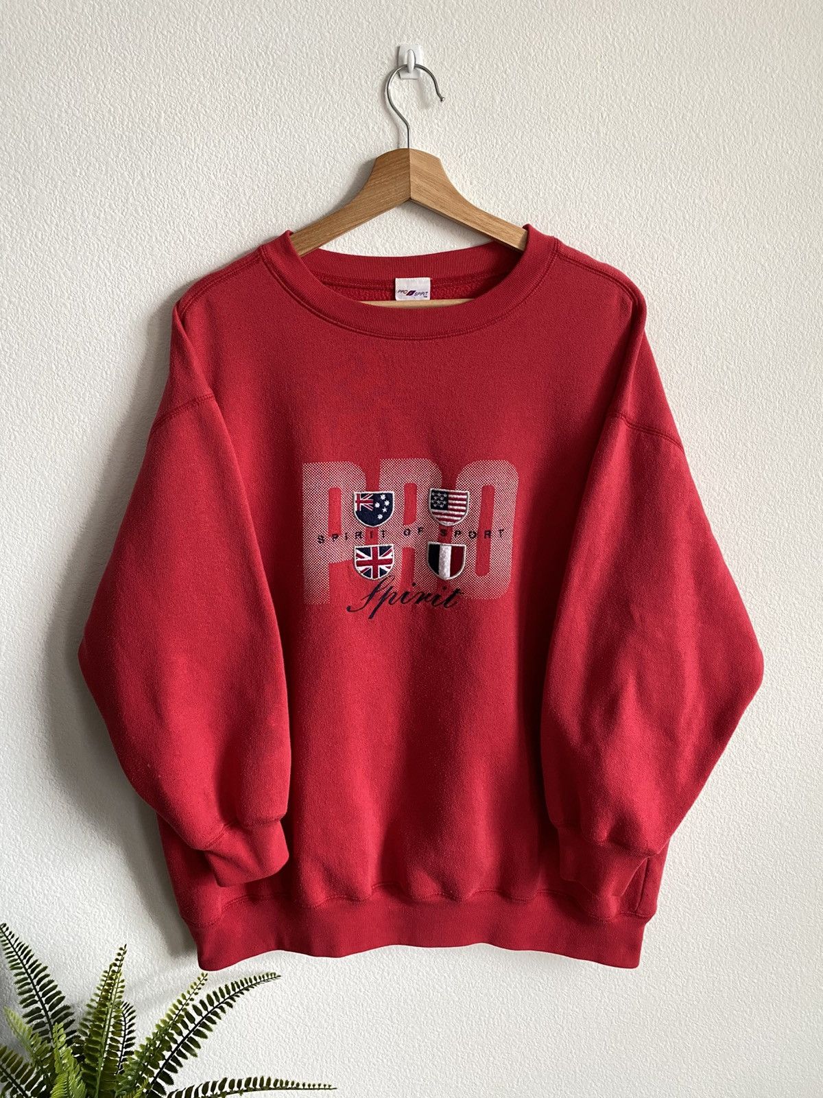 Vintage Vintage 90s Pro Spirit Crewneck Sweatshirt Size US XL / EU 56 / 4 - 1 Thumbnail