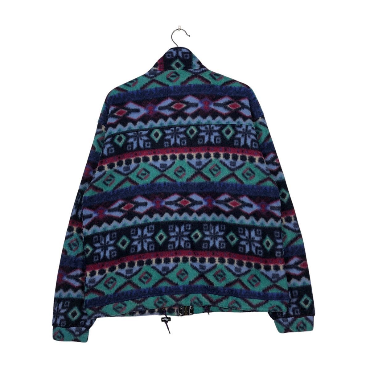 Japanese Brand 📌Vintage Navajo Fleece Half Zipper Jacket Big Field Size US L / EU 52-54 / 3 - 9 Thumbnail