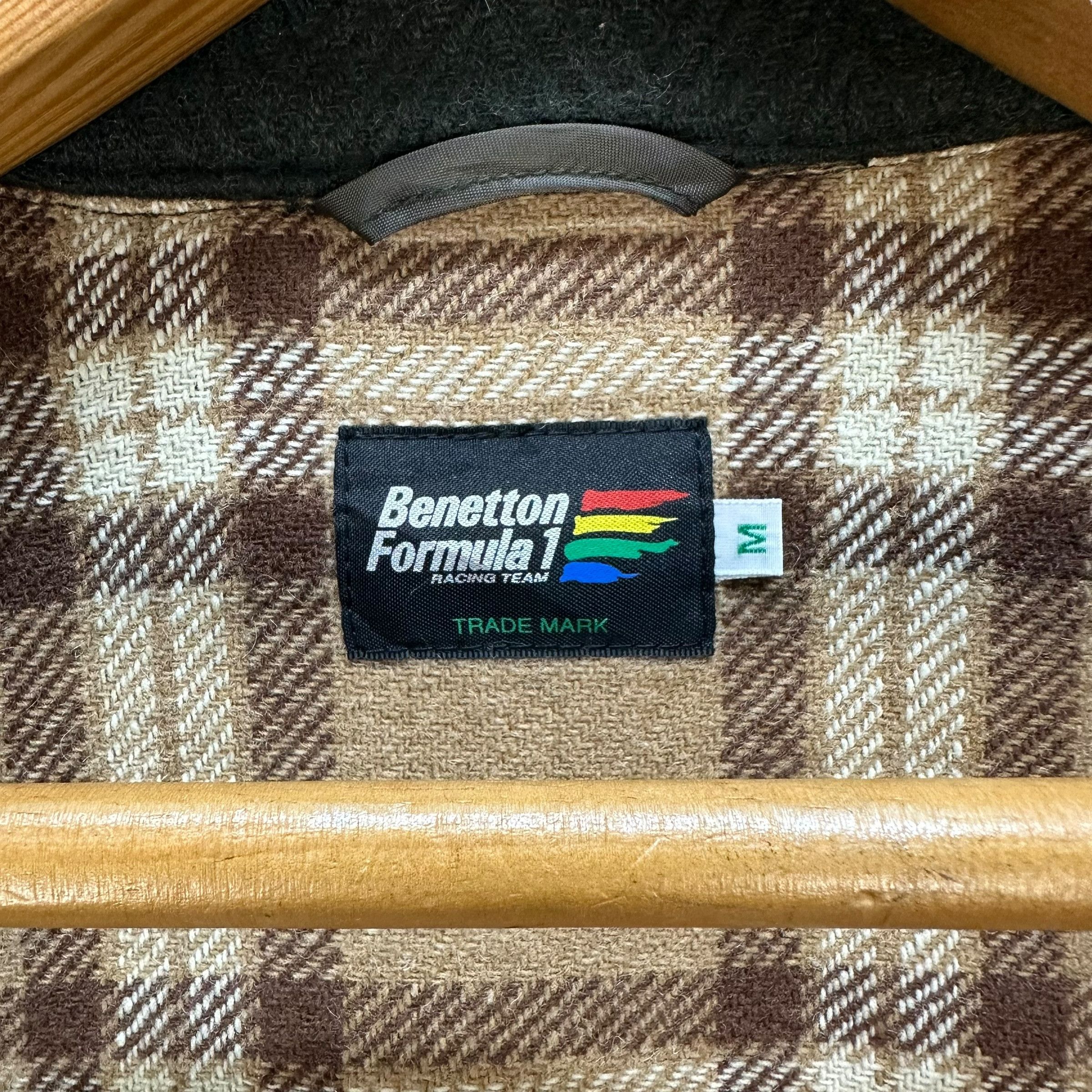 Benetton 90's BENETTON FORMULA 1 Racing Team Wool Jacket #A70-1713 Size US M / EU 48-50 / 2 - 8 Thumbnail
