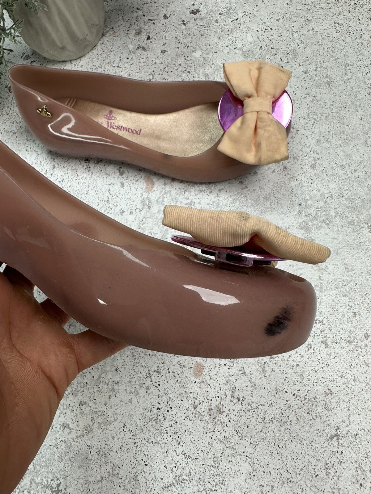 Designer × Melissa × Vivienne Westwood Vivienne Westwood x Melissa Anglomania ballet flats shoes Size US 6 / IT 36 - 17 Thumbnail