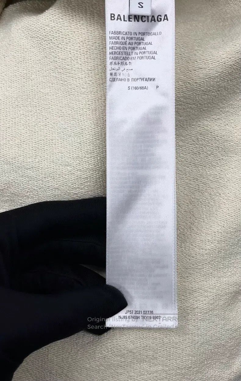 Balenciaga Balenciaga size S Beige Coke Embroidered Logo Sweatpants Size US 27 - 4 Thumbnail