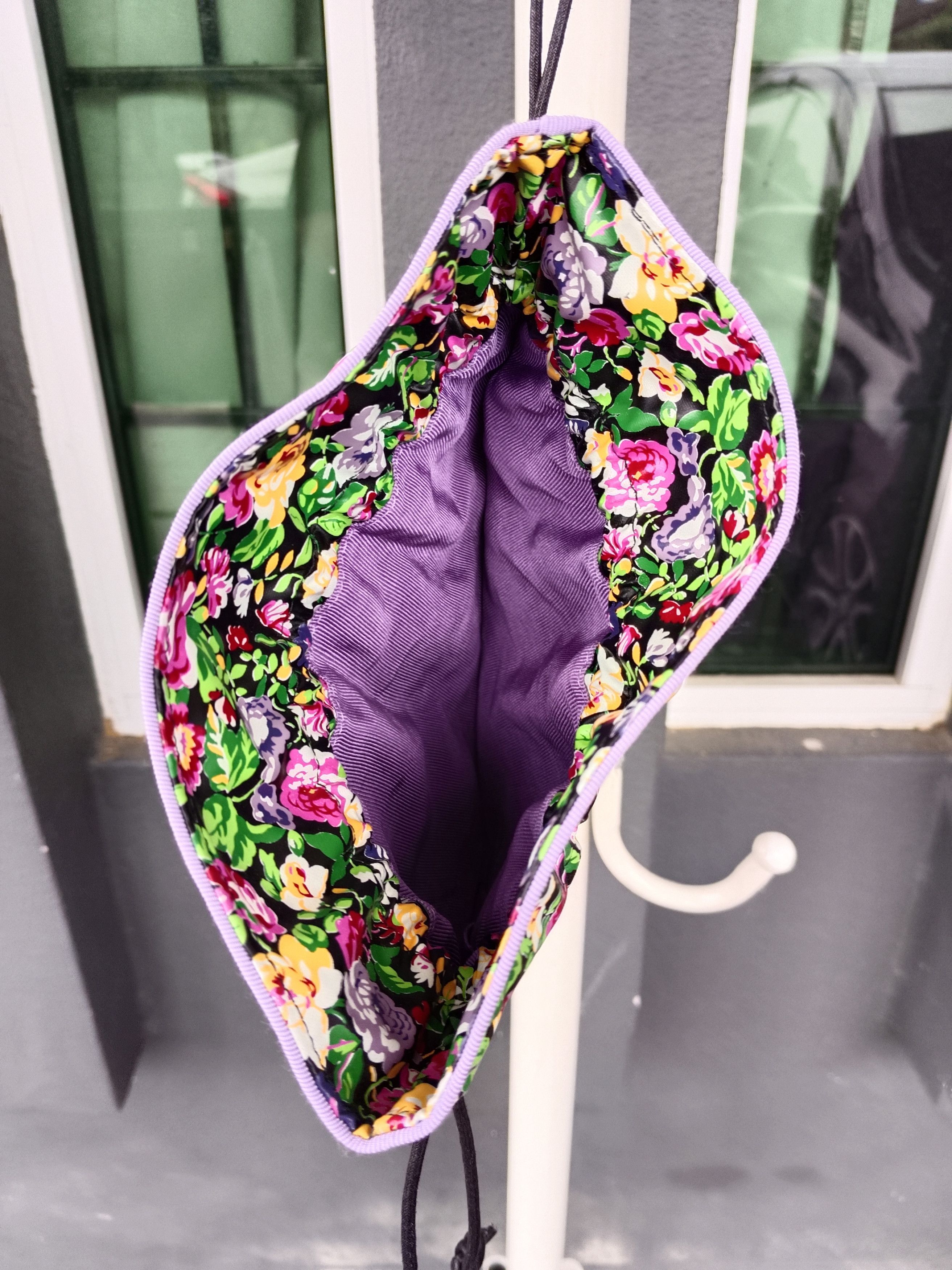 Kenzo KENZO FLORAL MOTIF DRAW-STRING POUCH PURSE Size ONE SIZE - 3 Thumbnail