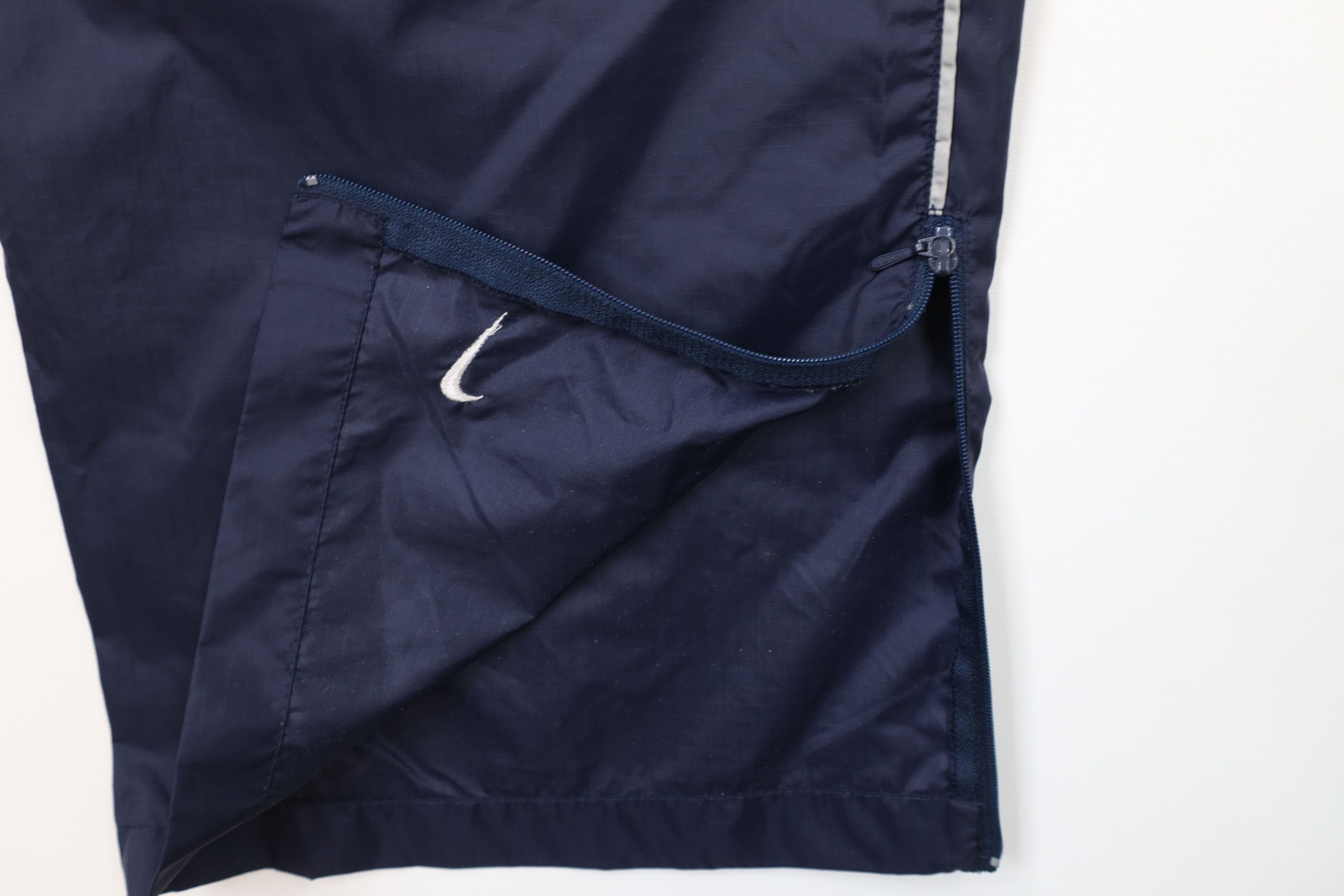 Nike × Vintage Vintage 90s Y2K Nike Mini Swoosh Wide Leg Windbreaker Pants Size US 34 / EU 50 - 6 Thumbnail