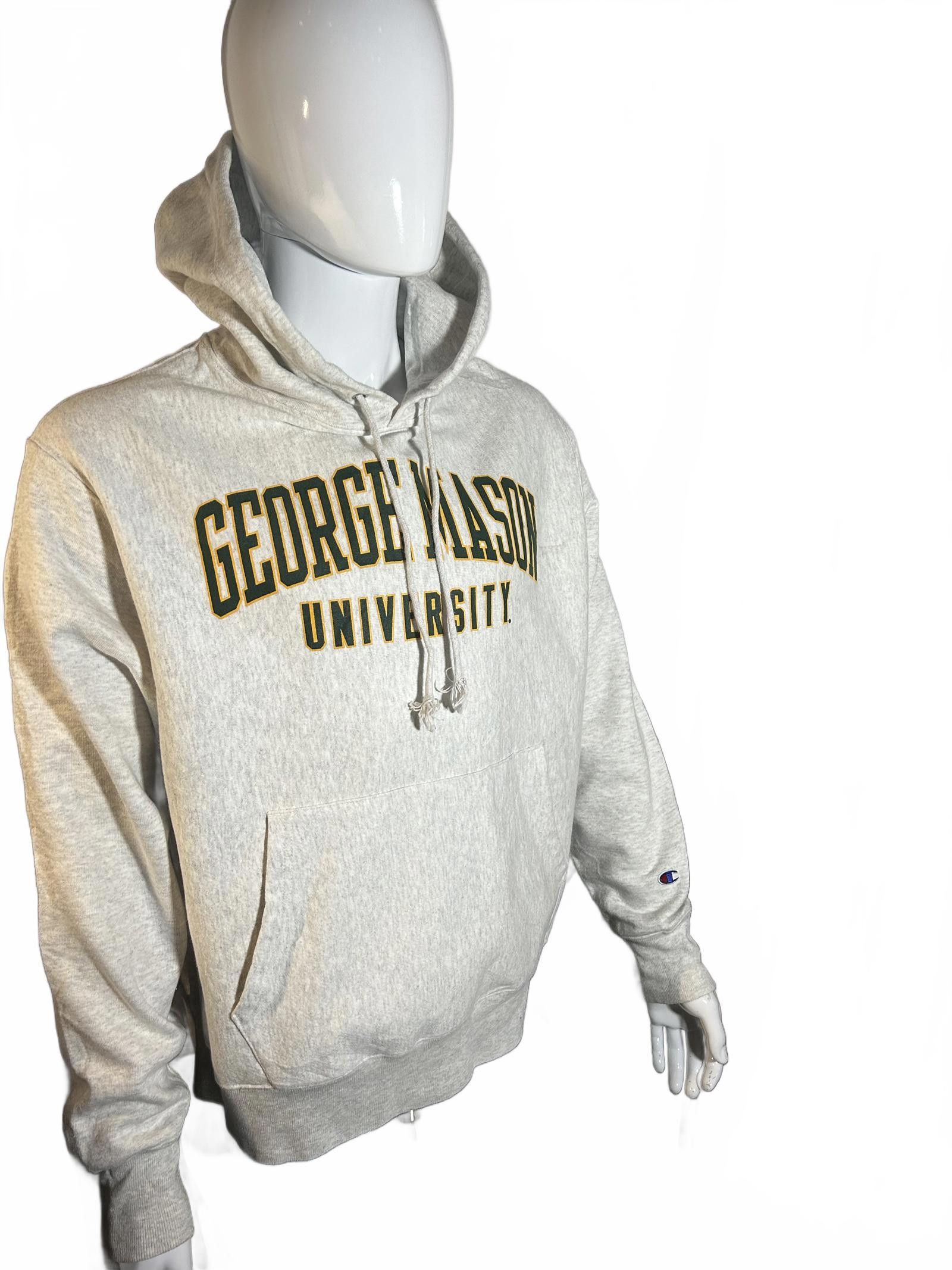 Champion George Mason University Grey Hoodie - Classic Comfort Size US L / EU 52-54 / 3 - 3 Thumbnail