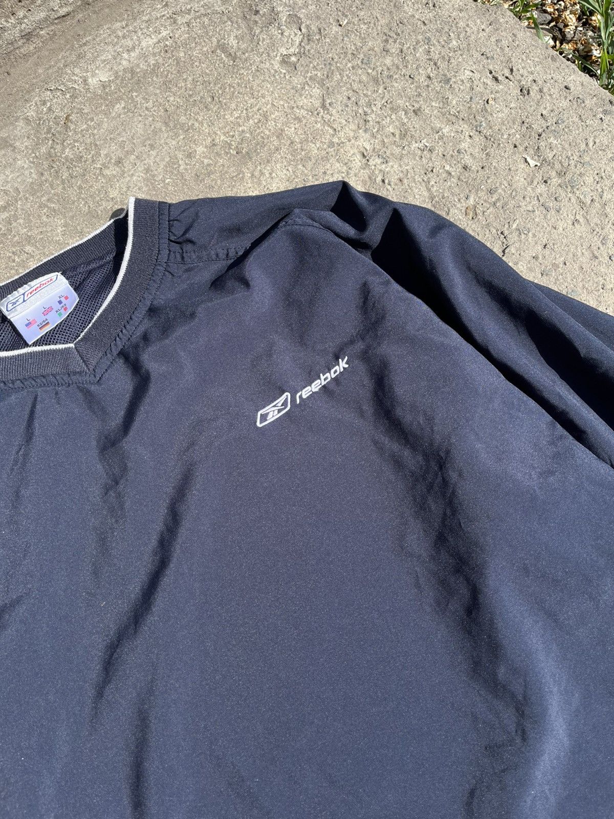 Reebok 💣REEBOK VINTAGE NYLON Y2K SWEATSHIRT Size US L / EU 52-54 / 3 - 5 Thumbnail