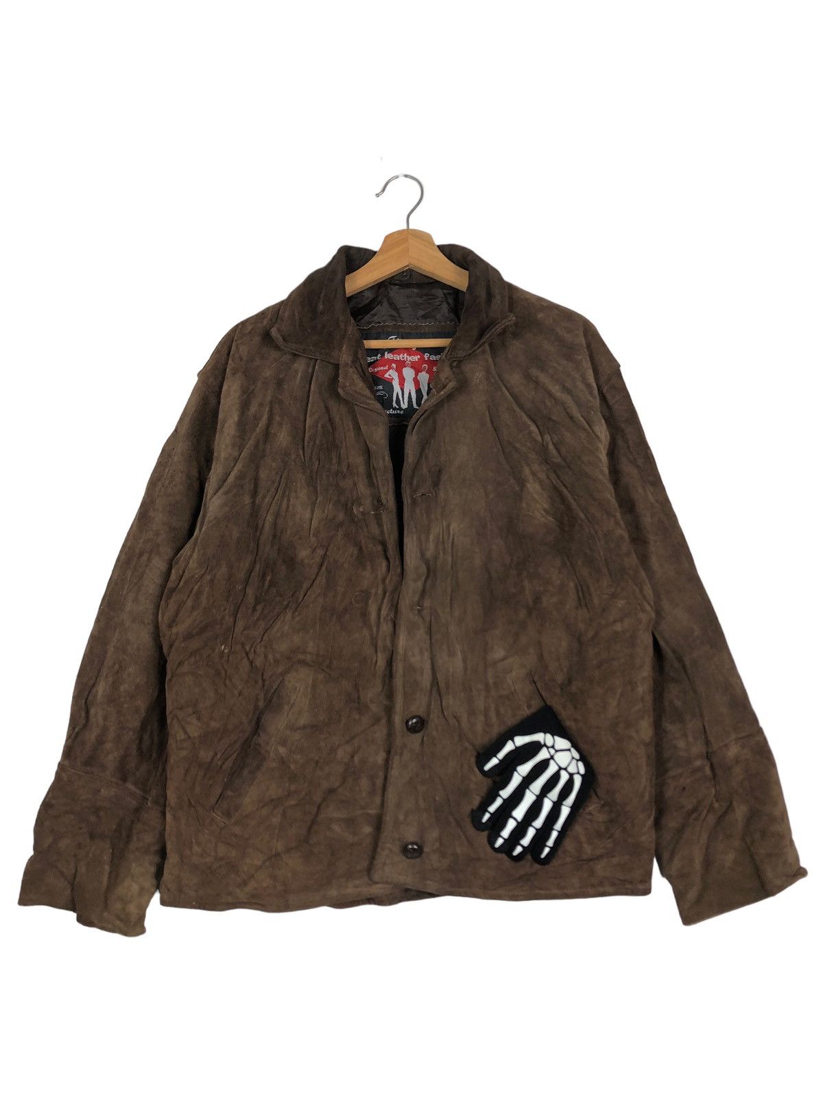 Genuine Leather 🔥Vintage 90’s Bomber Genuine Leather Jacket Tango Great Size US S / EU 44-46 / 1 - 1 Thumbnail