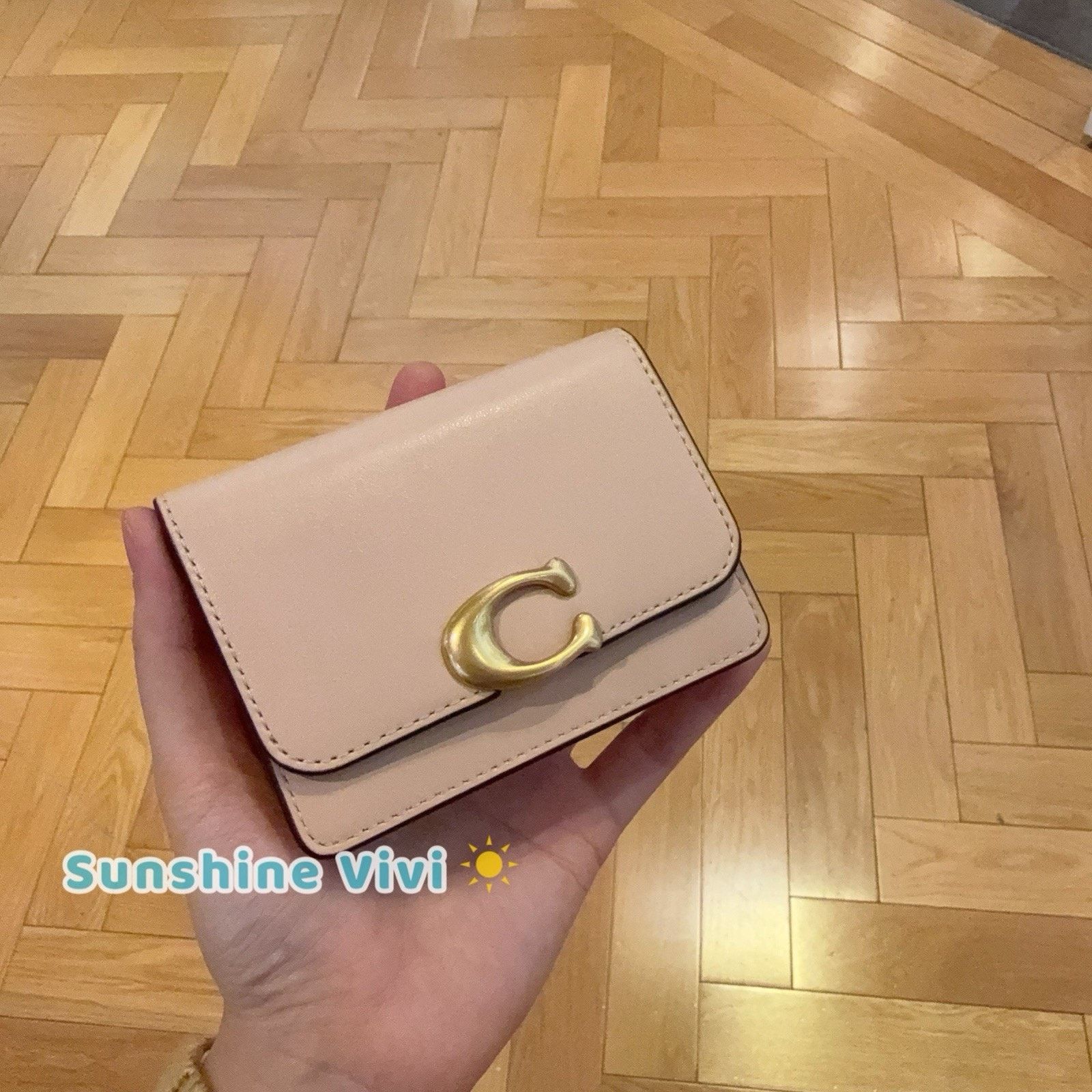 Coach NWT Coach Bandit Card Case Cream Luxe calf leather CH825 Size ONE SIZE - 3 Thumbnail