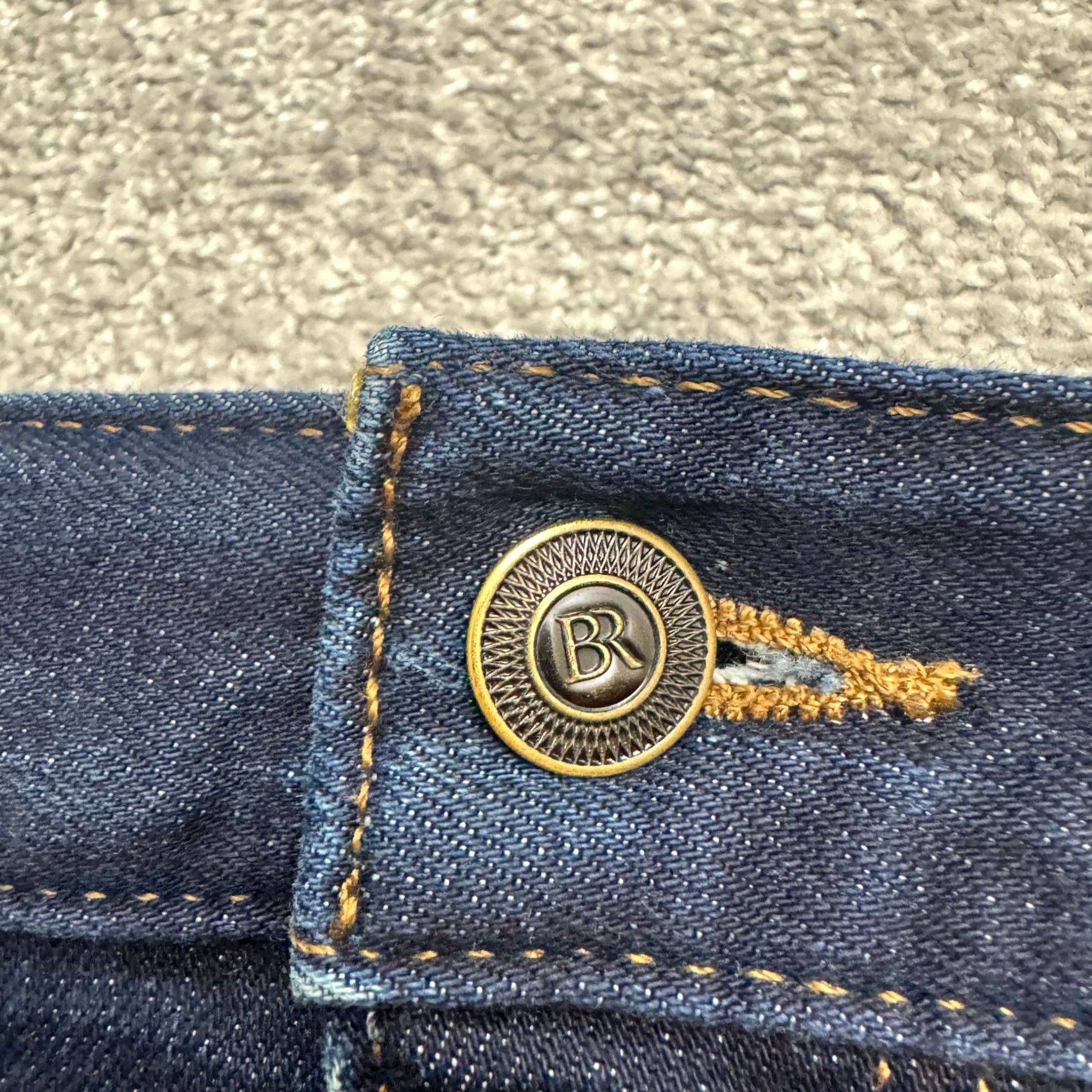 Banana Republic Banana Republic Traveler Straight Leg Denim Jeans Mens Dark Wash 34x30 Stretch Size US 34 / EU 50 - 4 Thumbnail
