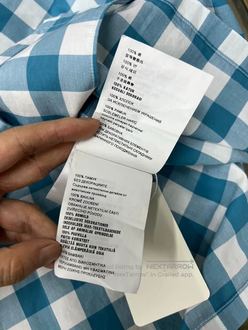 Prada Prada Blue plaid short-sleeved shirt Size L / US 10 / IT 46 - 7 Thumbnail
