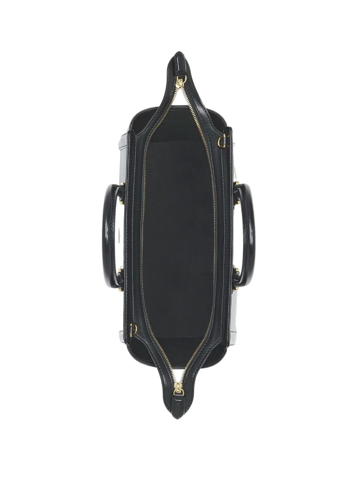 McQ Alexander McQueen ALEXANDER MCQUEEN Birdee Black Leather Top Handle New Size ONE SIZE - 3 Thumbnail