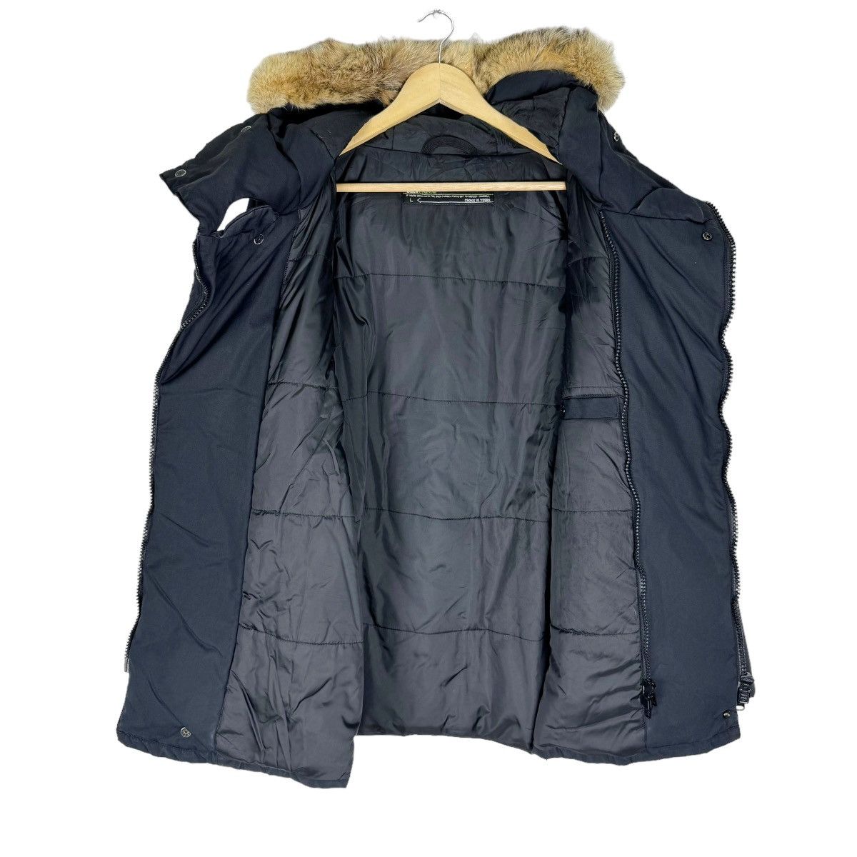 If Six Was Nine ❄️BACK CHANNEL FUR HOODIE DOWN ZIPPER JACKET Size US L / EU 52-54 / 3 - 10 Thumbnail