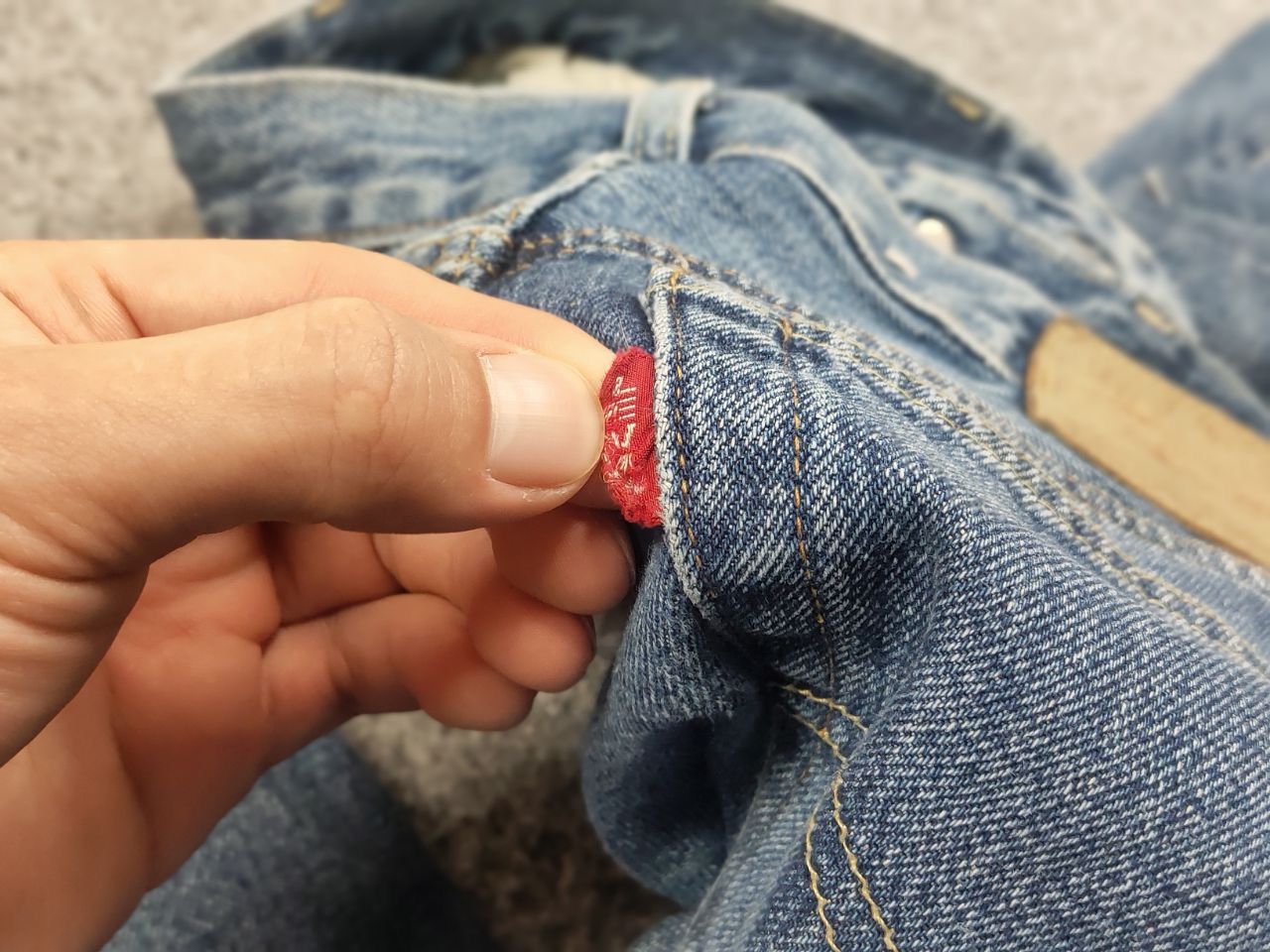 Levi's Vintage Levis Clothing Selvedge Denim Jeans Talon 50's Style Size US 30 / EU 46 - 17 Thumbnail